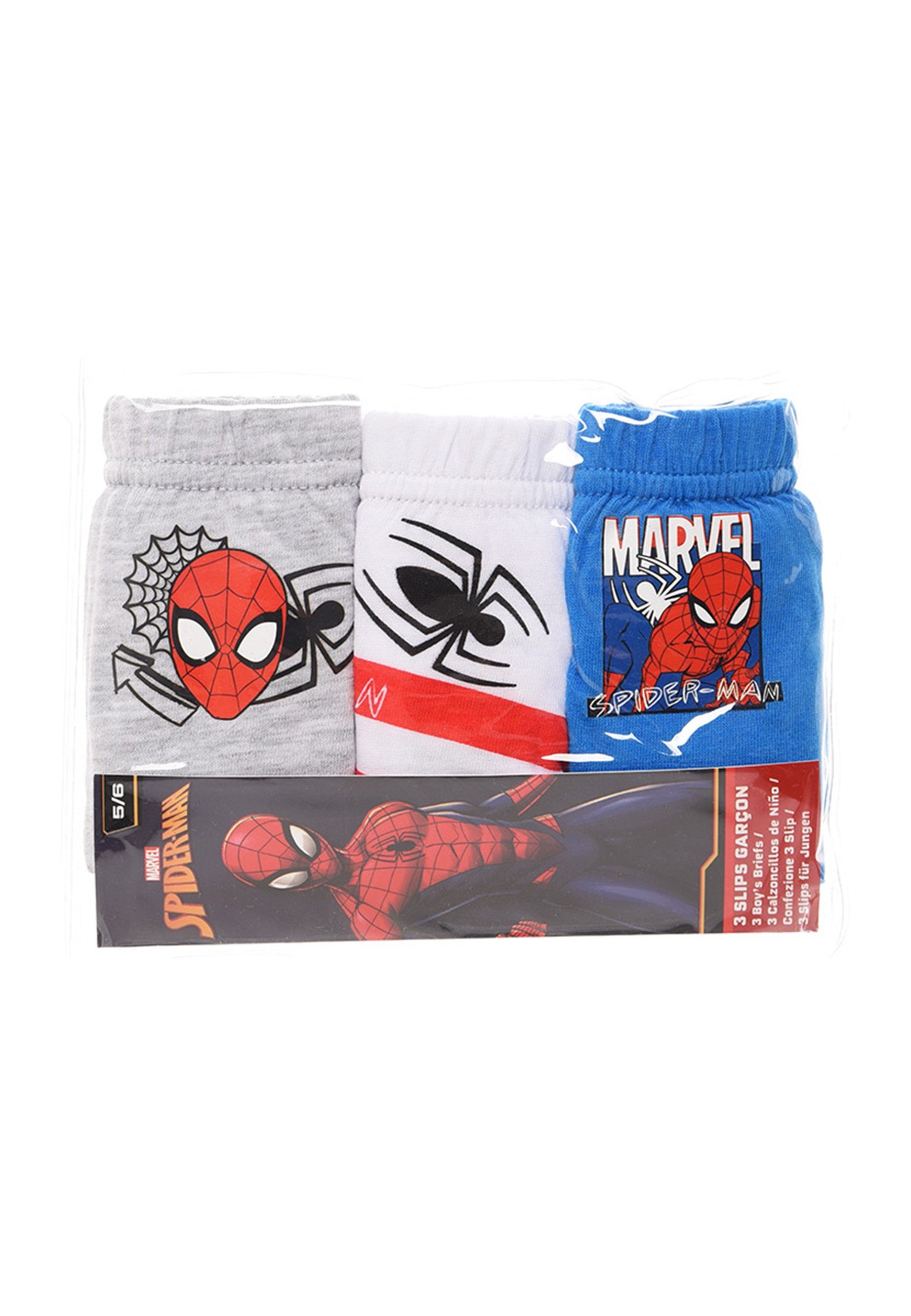 Spiderman Jungen Set 3er Slip Unterhosen Kinder