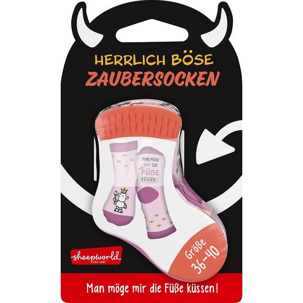 Sheepworld Socken Sheepworld Damen Socken Zaubersocken Gr 36-40 Geschenk FÜSSE 75068
