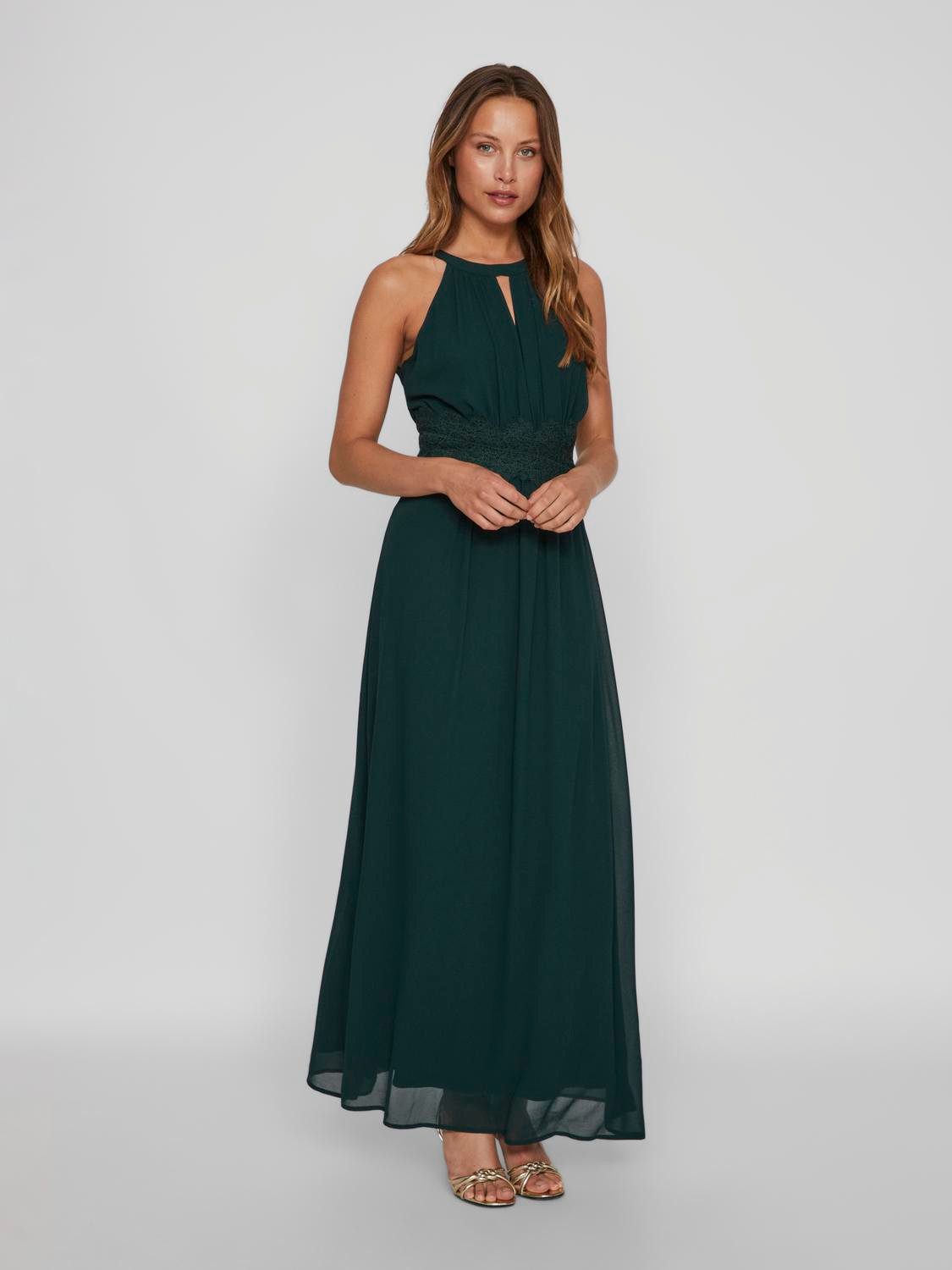 Vila Maxikleid VIMILINA HALTERNECK MAXI DRESS günstig online kaufen