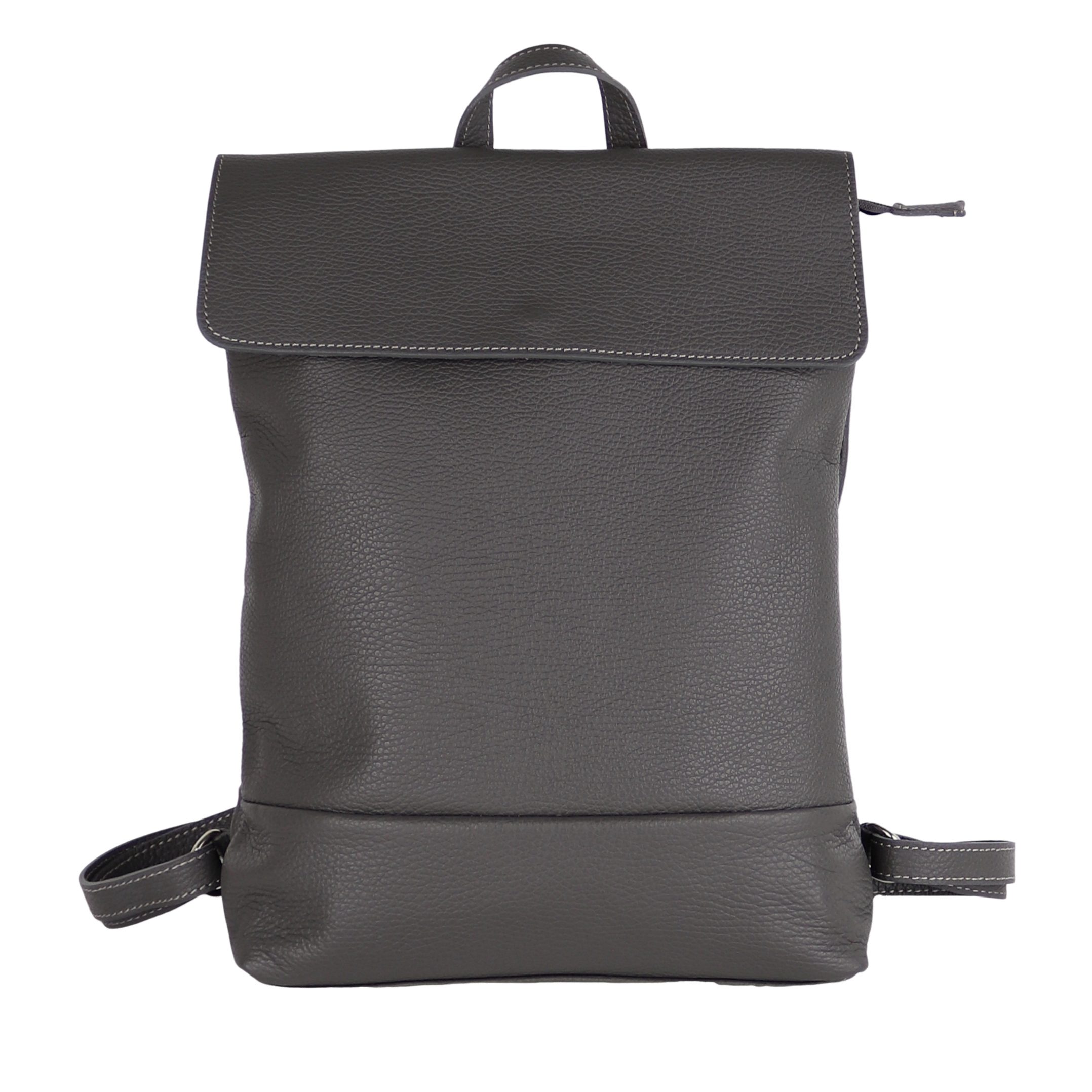 MIRROSI Tagesrucksack Damen Rucksack,Echtleder, Hergestellt in Italien (30x35x9cm), aus hochwertigem Echtleder, Rucksack, Daypack