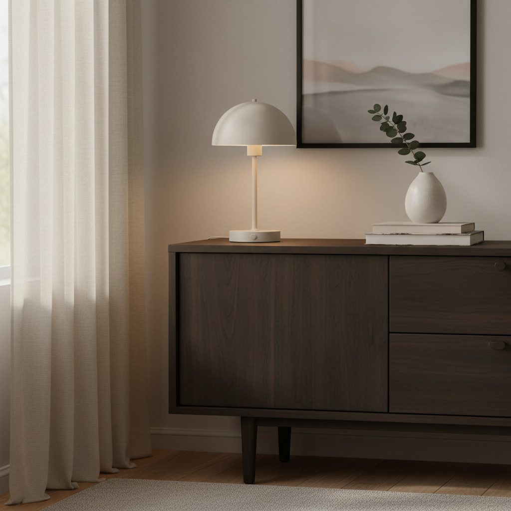 skølm Tischleuchte Aeriala mit Akku, Beige, günstig online kaufen