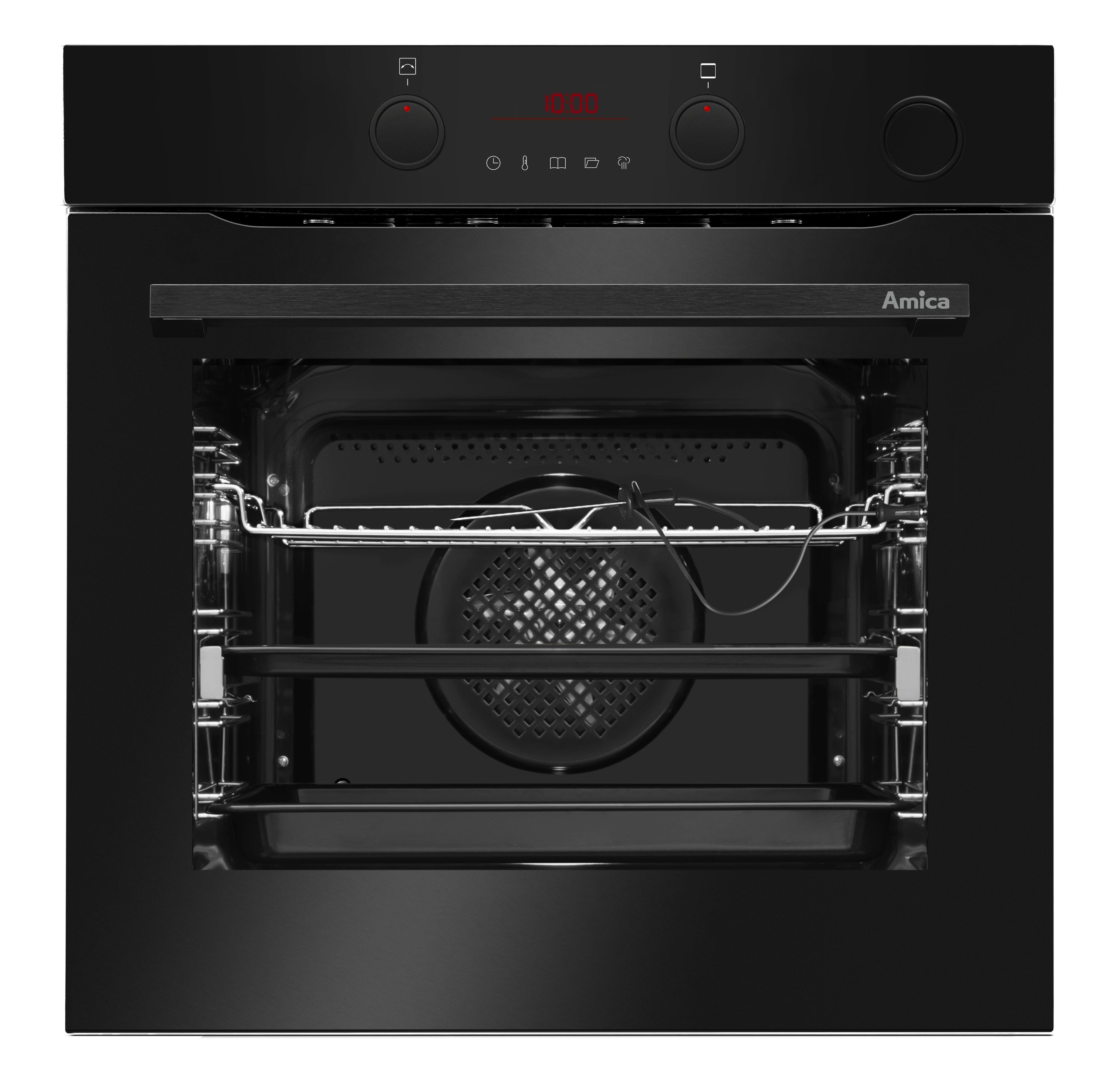 Amica Einbaubackofen EBSX 949 800 V, mit 1-fach-Teleskopauszug, Steam Clean, Saftig, knusprig, elegant – Backen wie vom Profi