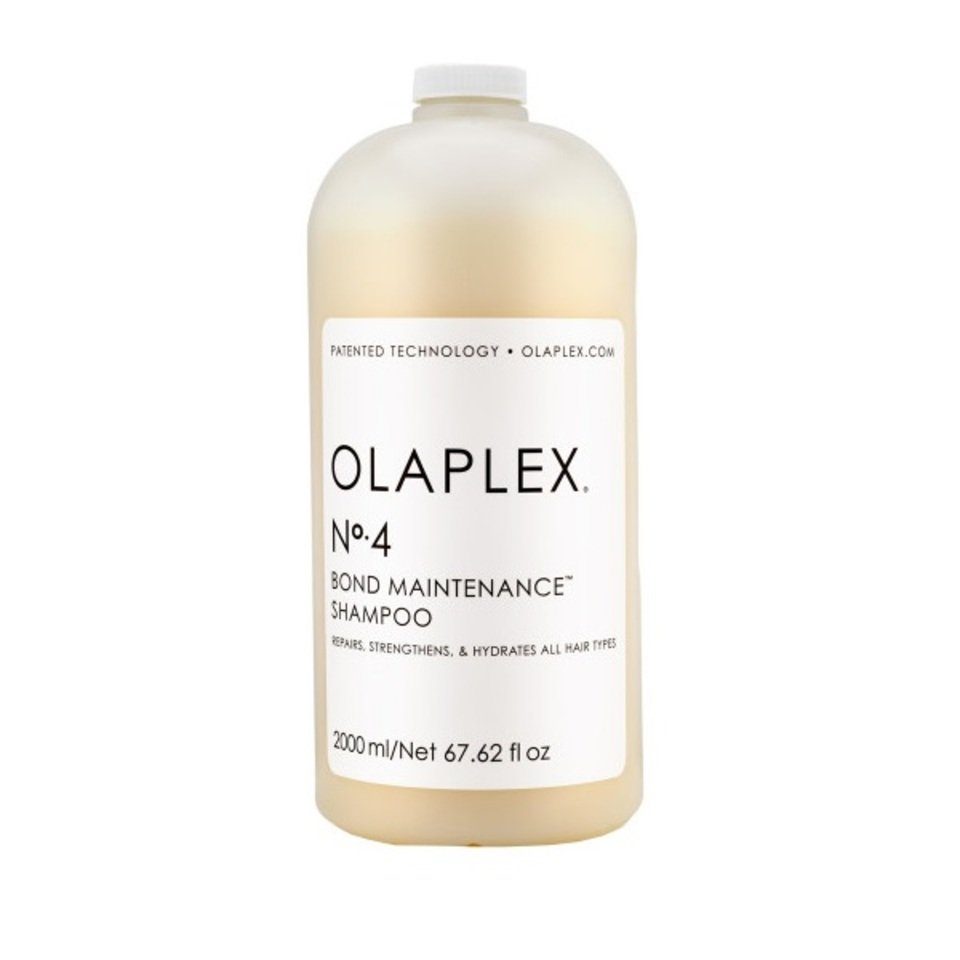 Olaplex Haarshampoo No. 4 Shampoo 2000 ml mit Pumpe, 1-tlg., repariert, stärkt, Feuchtigkeitsspendend