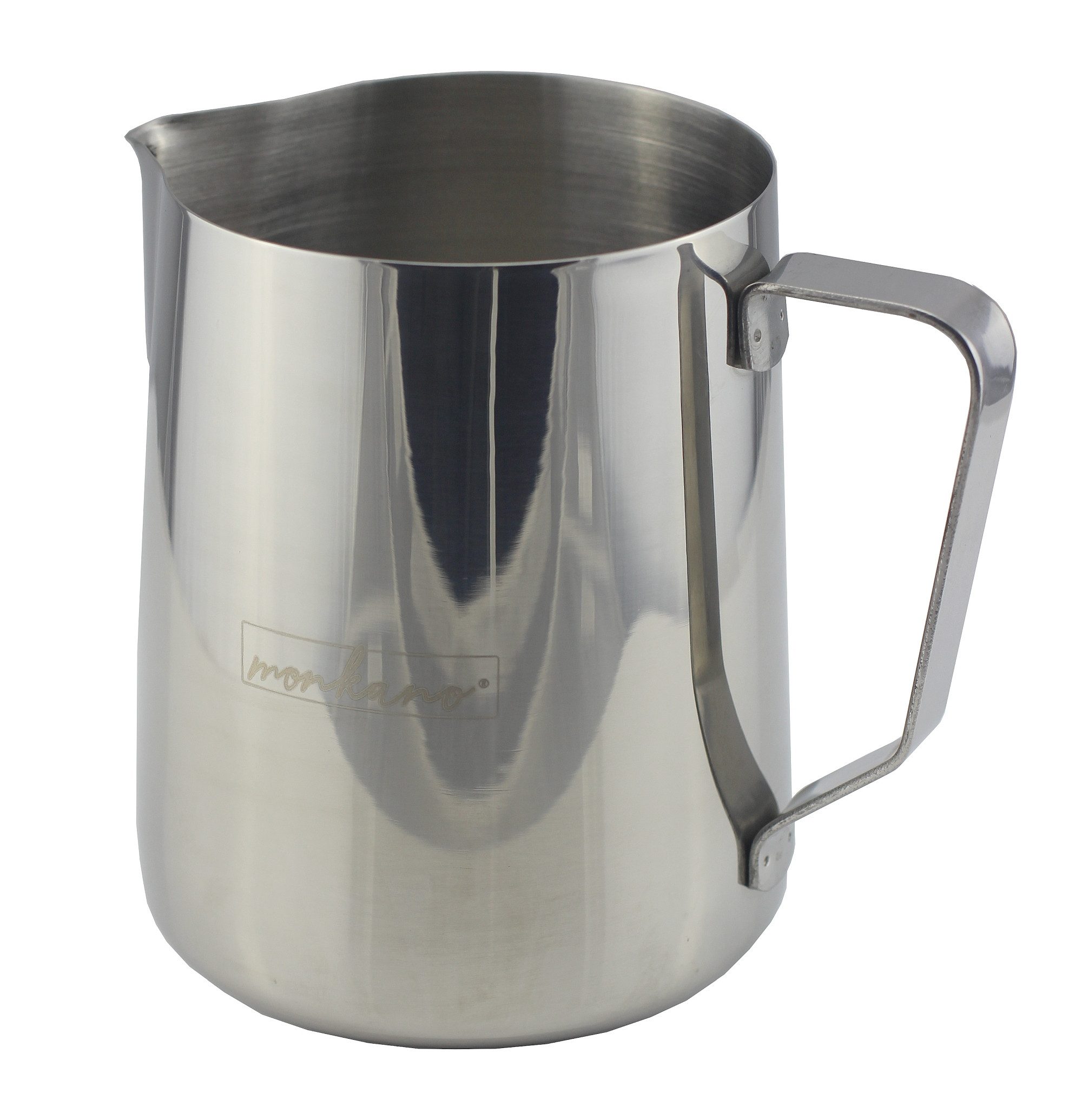 monkano Milchkännchen Milchkännchen Edelstahl 900ml Aufschäumkännchen Barista Monkano