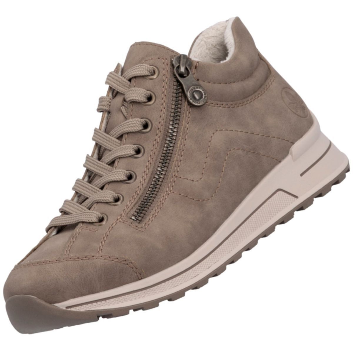 Rieker N1400-64 Schnürschuh High-Top-Sneaker mit Extraweite