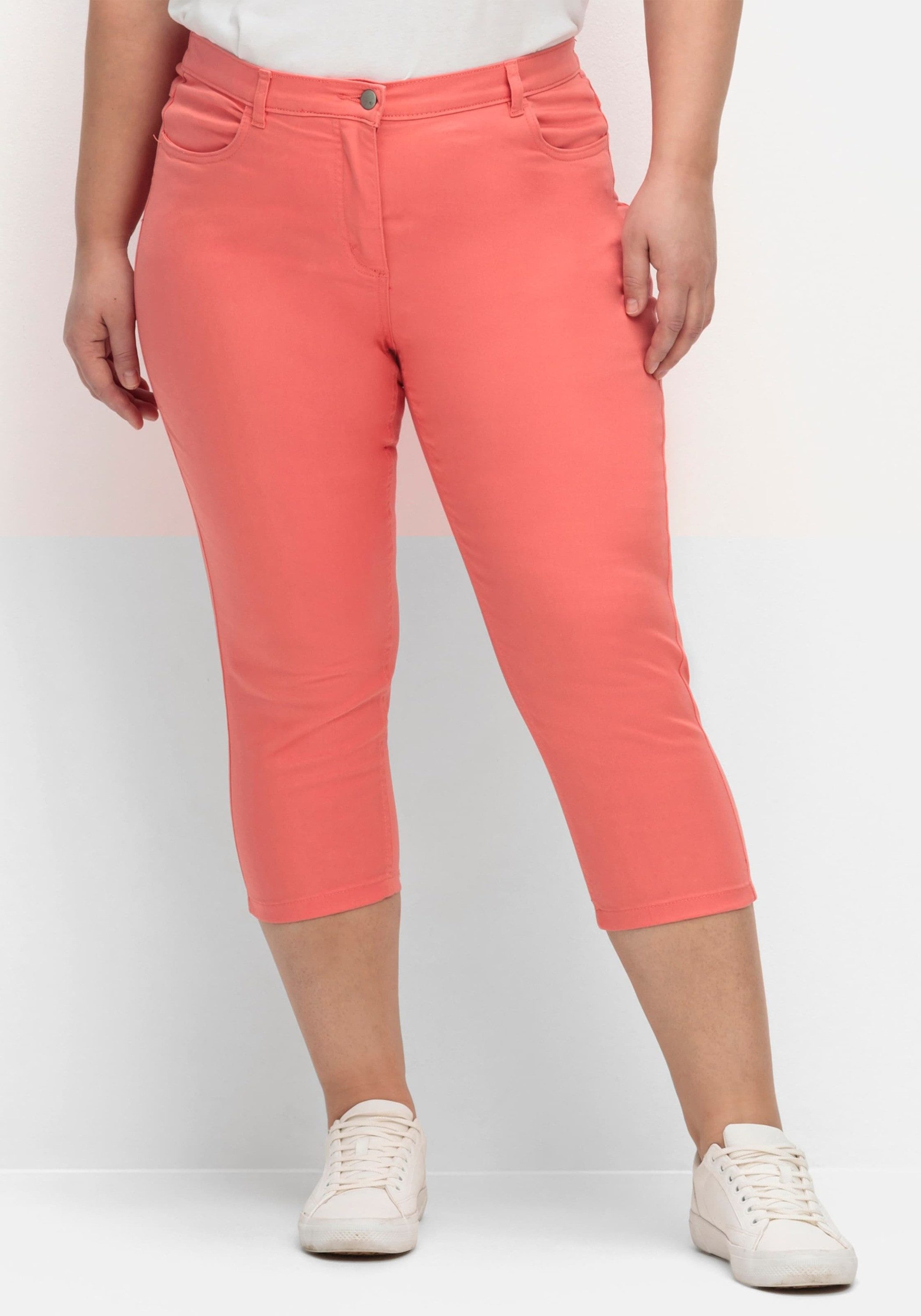 Sieh an! Jeansshorts 3/4-Jeans leicht vertieft günstig online kaufen