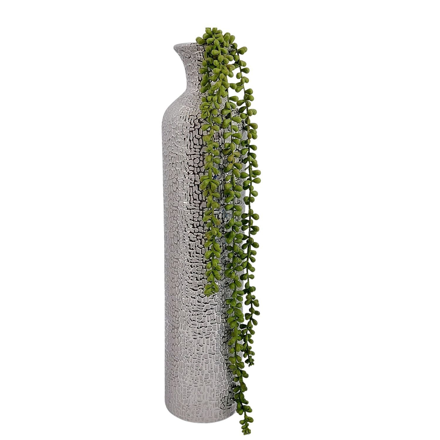 formano Bodenvase Helsinki, Farbe: Silber, Höhe: 52cm