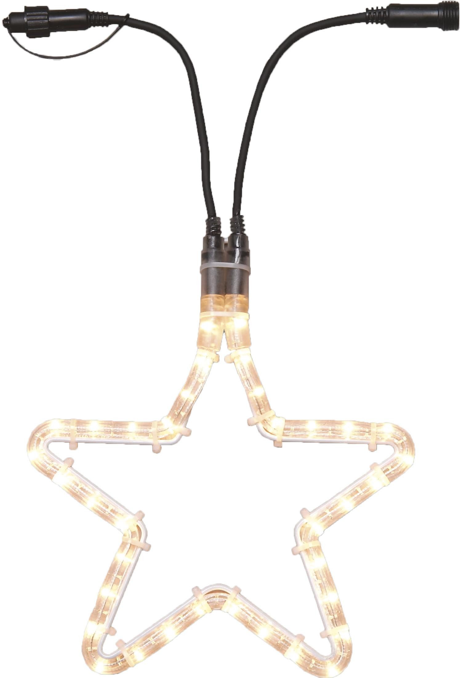 STAR TRADING LED Lichtleiste System Expo "Stern-Extra", ca. 28x28 cm, warmweiß, 36 Leuchtmittel