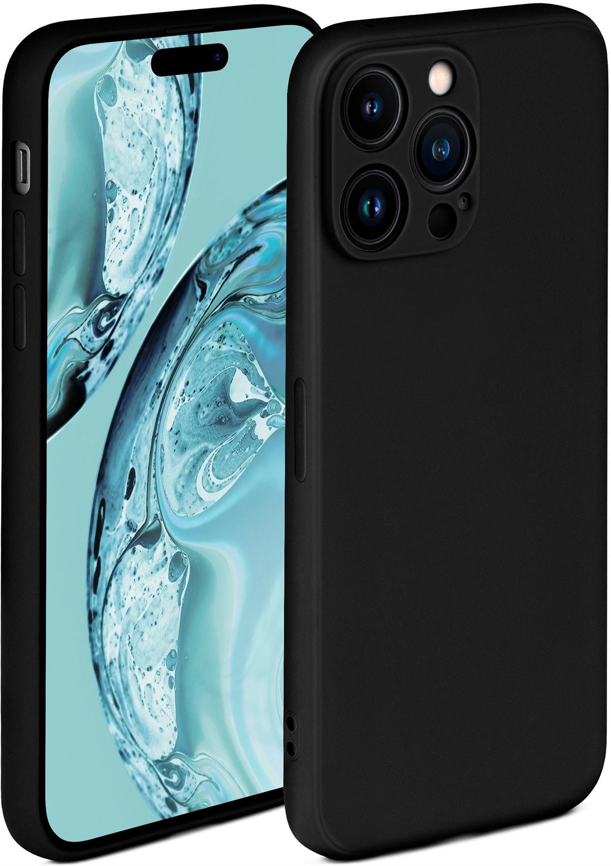 ONEFLOW Handyhülle ONEFLOW® Soft Case für Apple iPhone 14 Pro, Hülle aus Silikon, Back Cover mit Kameraschutz, weiche Silikonhülle