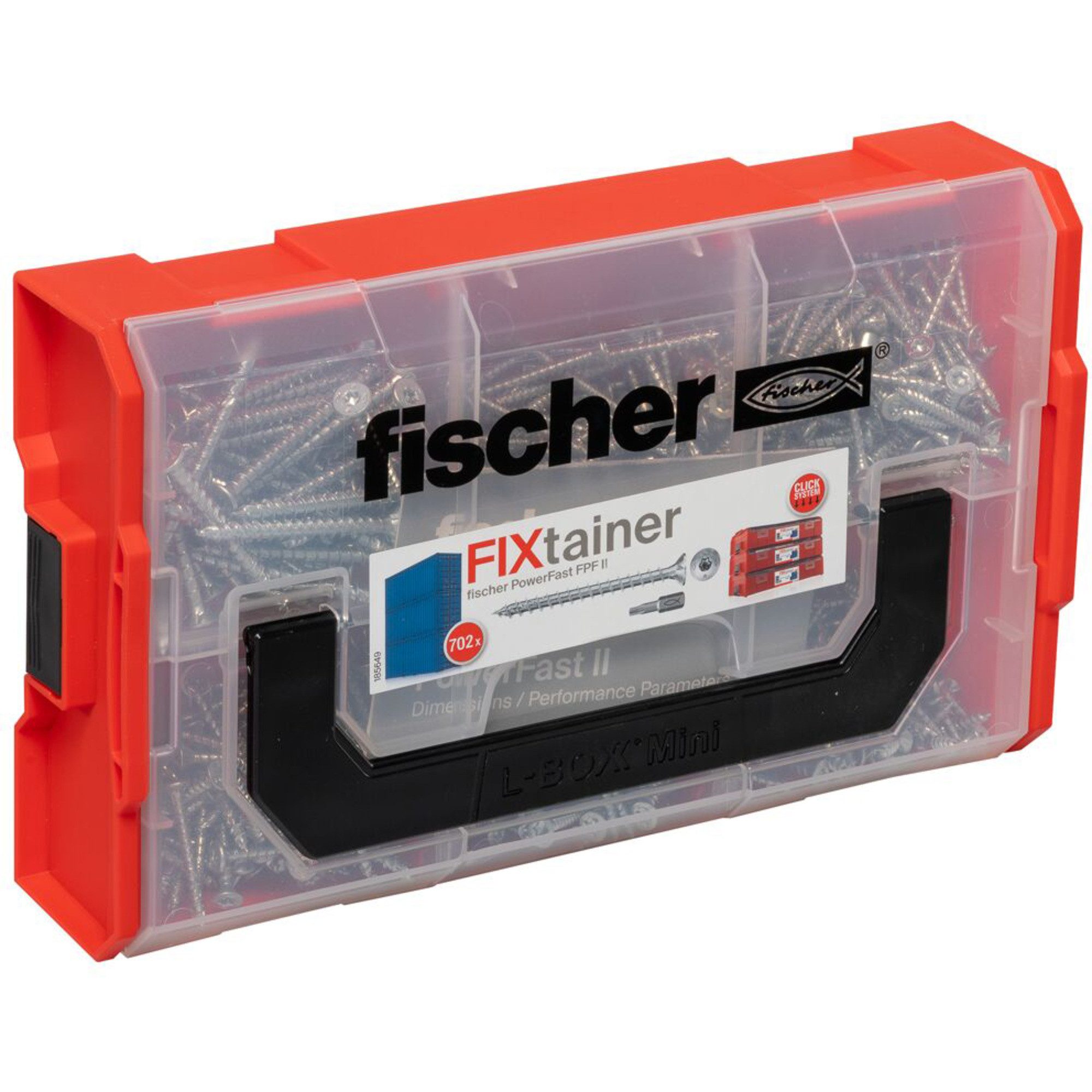 Fischer Schraube fischer FixTainer PowerFast II Senkkopf VG TX