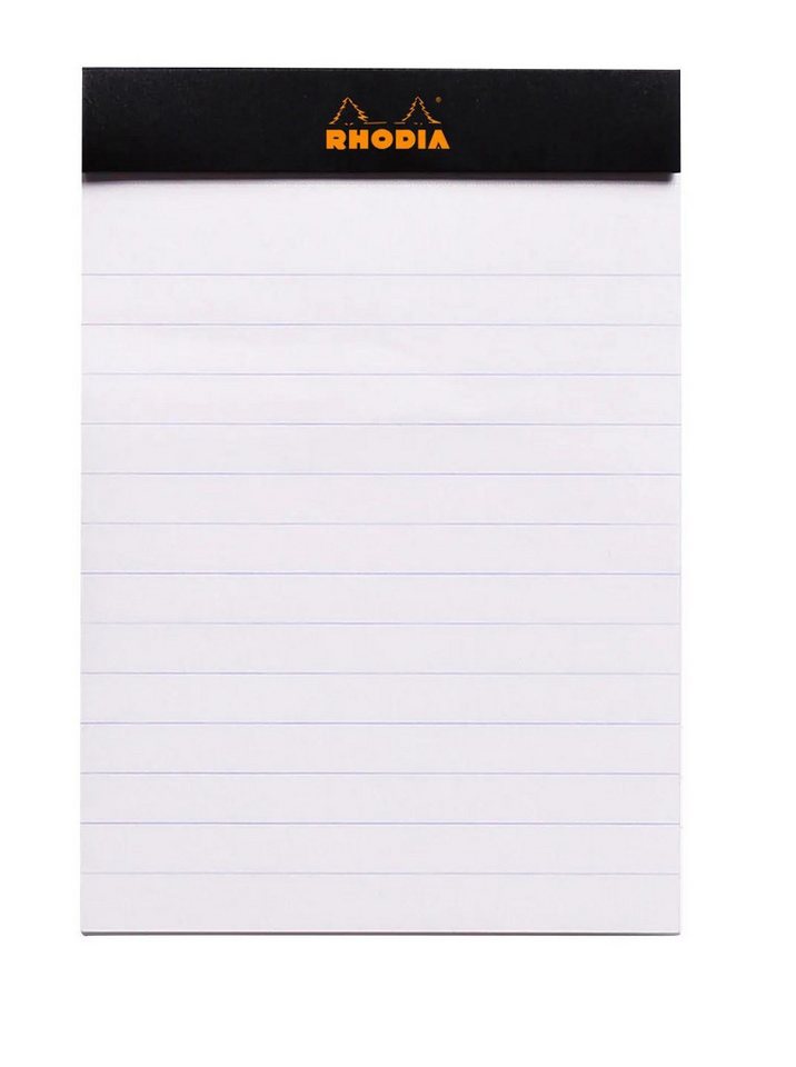 Thumbnail - EXACOMPTA Notizheft 10x Block geheftet 8,5x12cm 80 Blätter liniert 80g - Schwarz 126009C, Rhodia, Blöcke, Hefte und Noti...