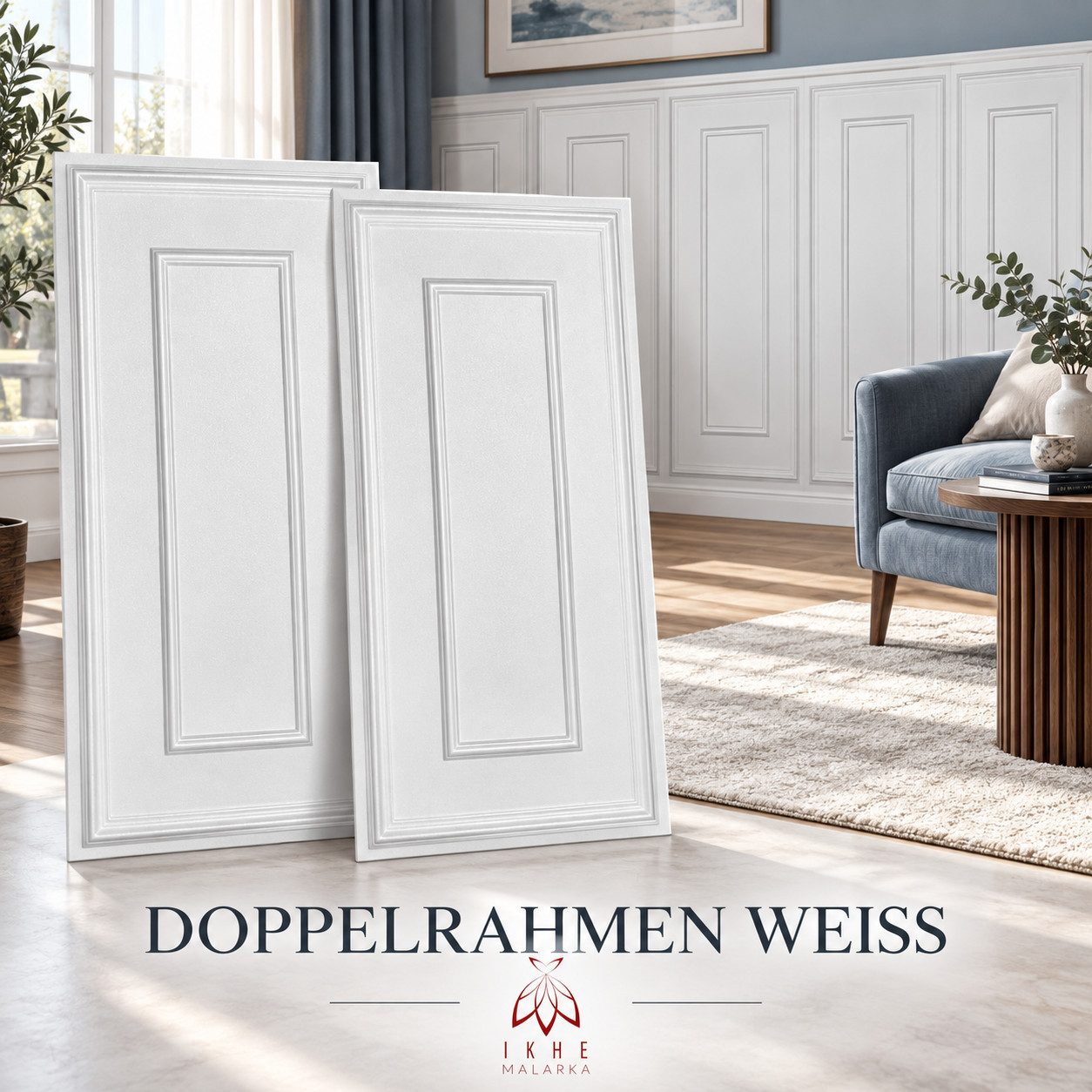IKHEMalarka 3D Wandpaneel Betonoptik Marmor Ziegel aus Polystyrol Styropor XPS, BxL: 50,00x100,00 cm, 0,50 qm, (1 Stück, 0,5m) Deckenpaneelen - 3mm dick - 100x5 – Bild 2 von 5