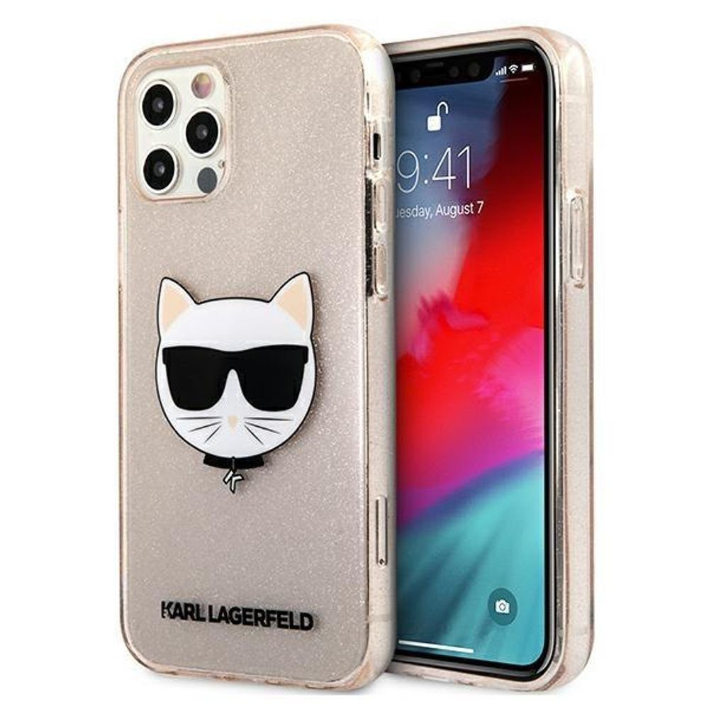 KARL LAGERFELD Handyhülle Karl Lagerfeld KLHCP12LCHTUGLGO iPhone 12 Pro Max