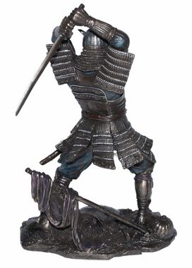 Parastone Dekofigur Deko Figur Samurai Art H 23 cm in Rüstung mit Samurai-Schwert