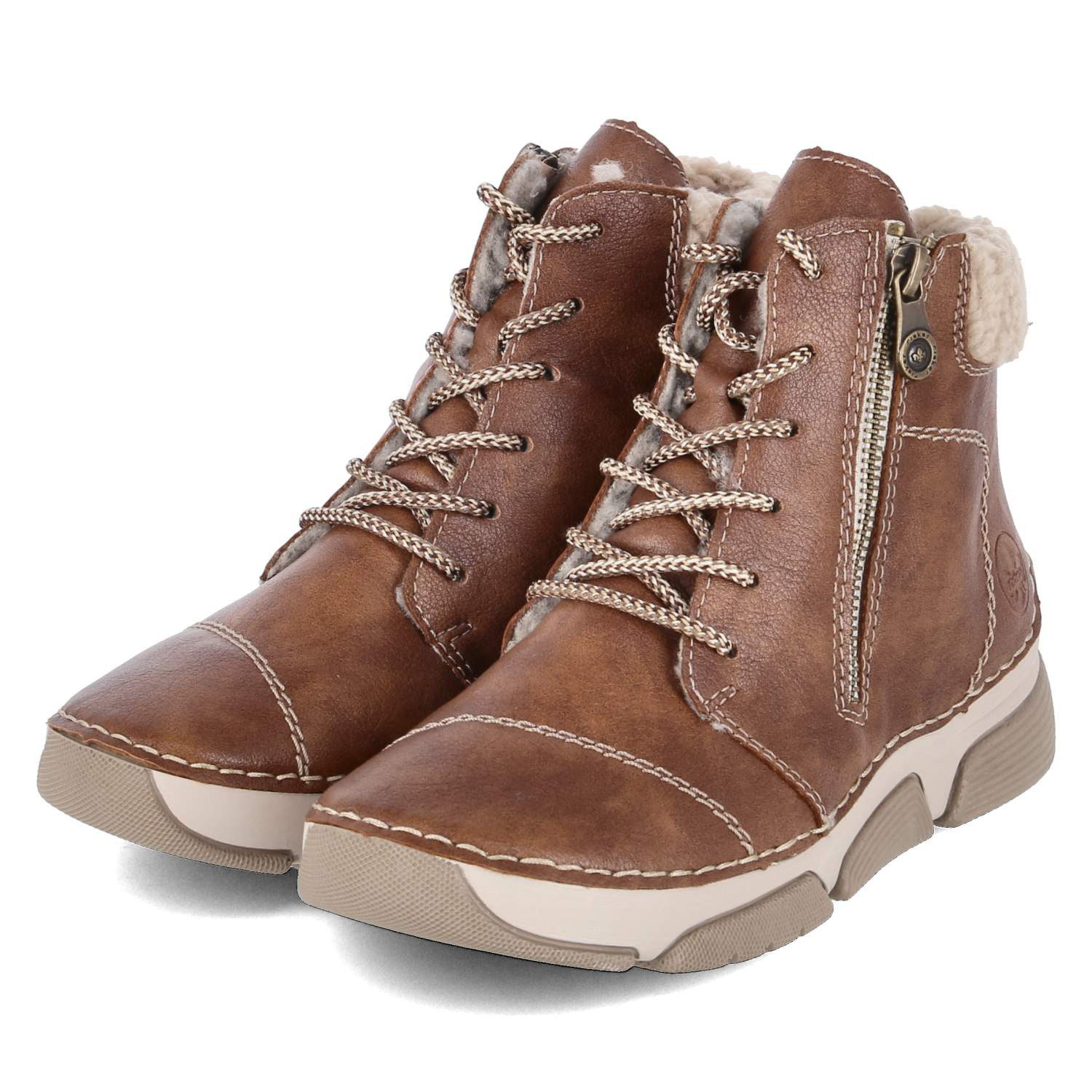 Rieker Rieker 45931-24 Damen Kunstleder braun Winterstiefel günstig online kaufen