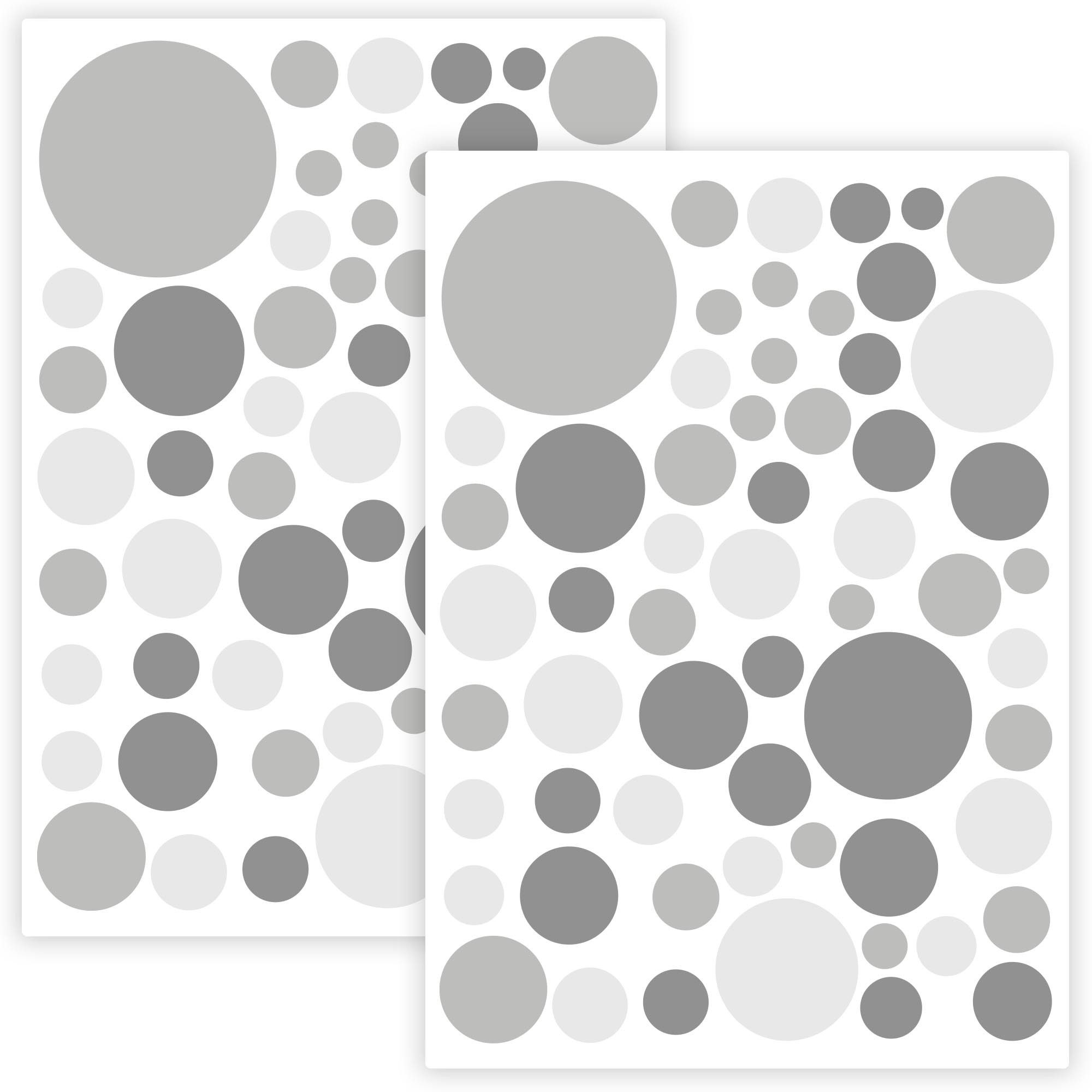 WANDKIND Wandtattoo Kreise Set 120 Stück V283 günstig online kaufen