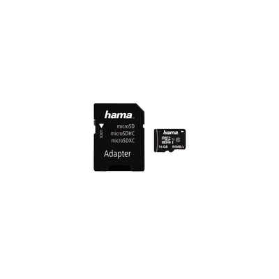 Hama microSDHC 16GB Class 10 UHS-I 80MB/s + Adapter/Mobile (00124138) Speicherkarte