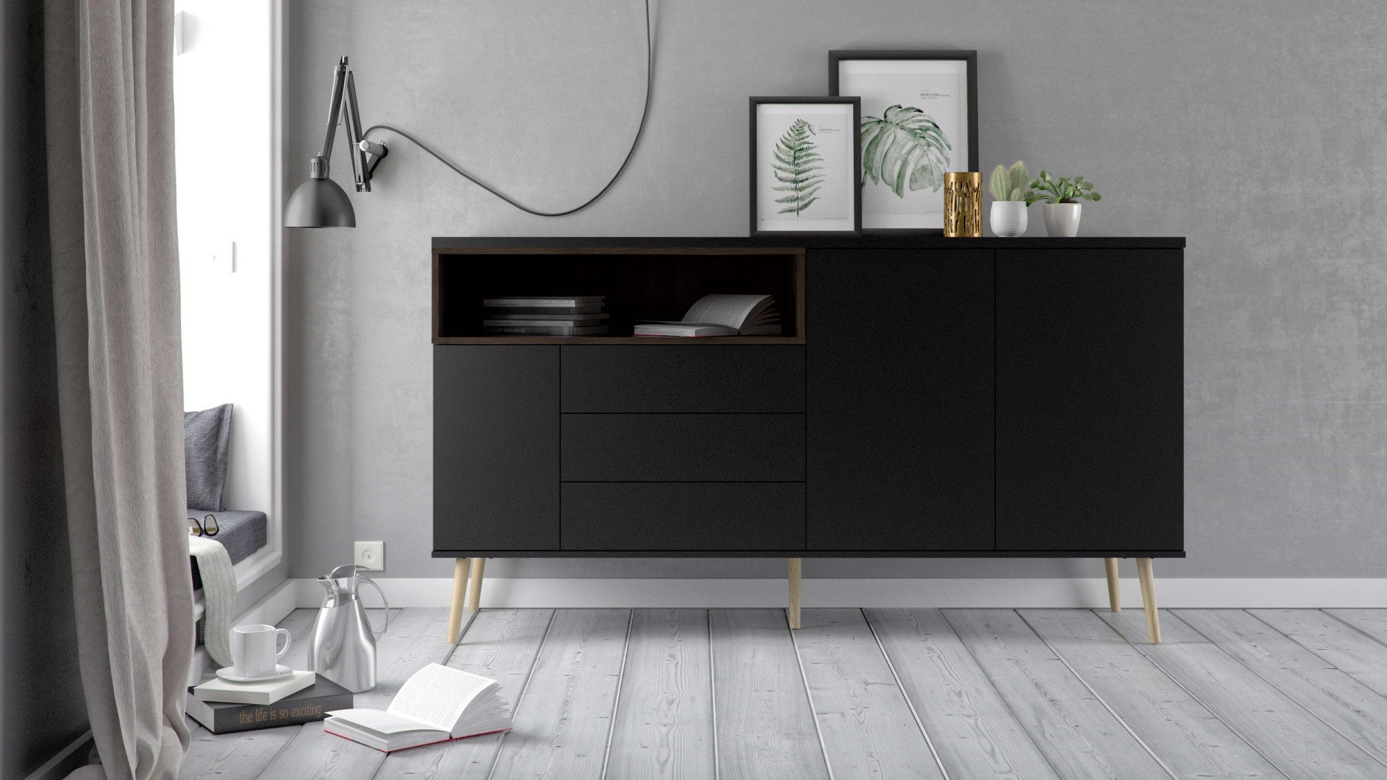INOSIGN Sideboard "Roommers, Anrichte, Kommode, Stauraum, modern, praktisch günstig online kaufen
