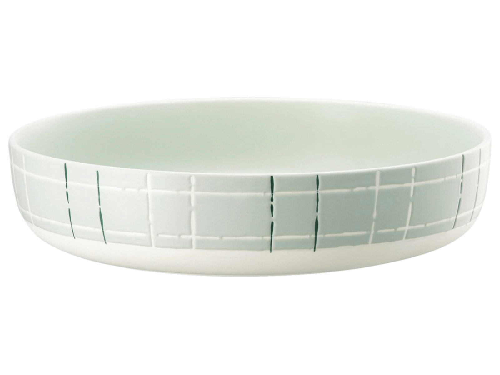 Thomas Porzellan Schale FUN Karo light Schale 28cm, Porzellan, (Schüsseln & Schalen)