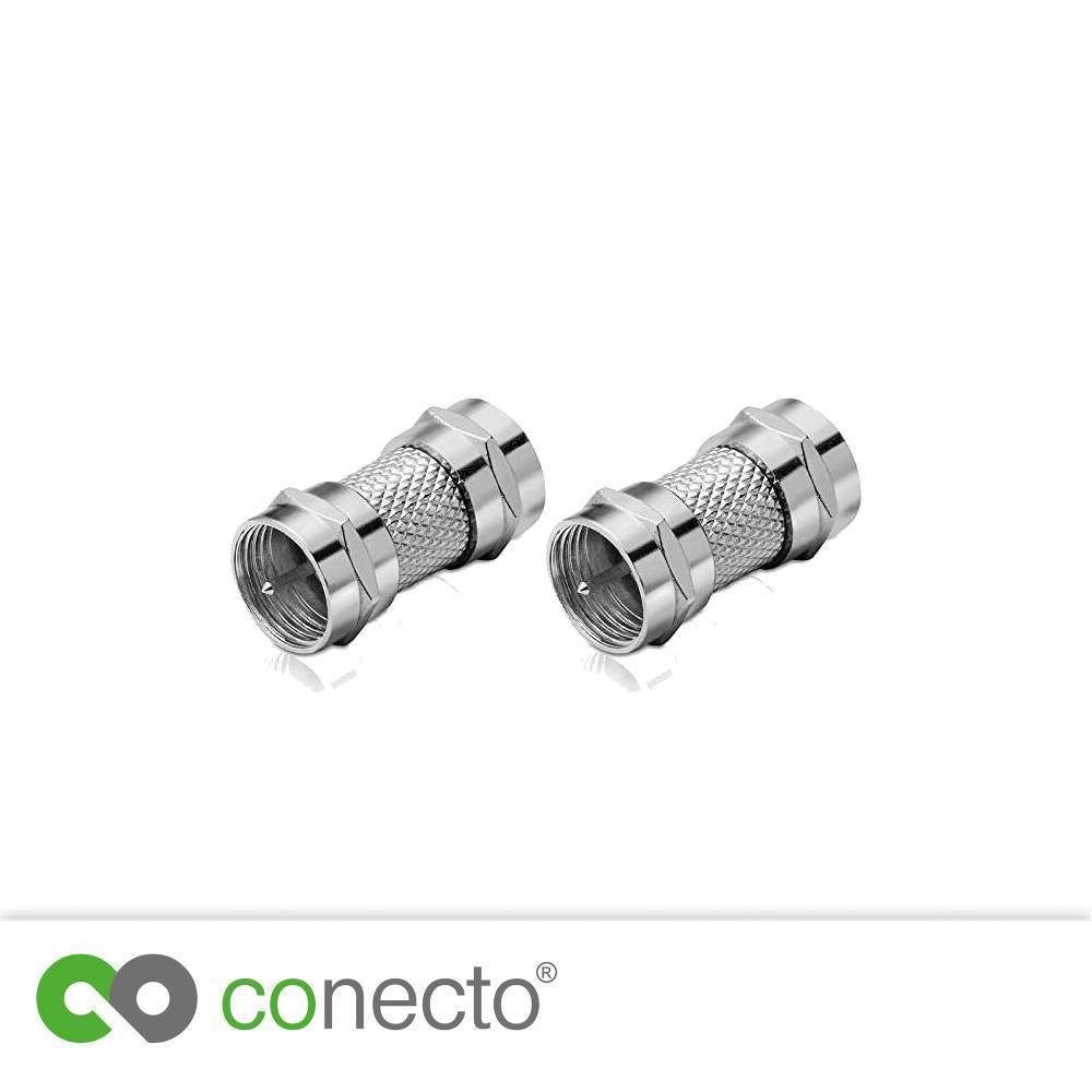 F-Stecker, F-Verbinder, SAT-Kabel Adapter F-Stecker F-Kupplung, conecto auf zur conecto