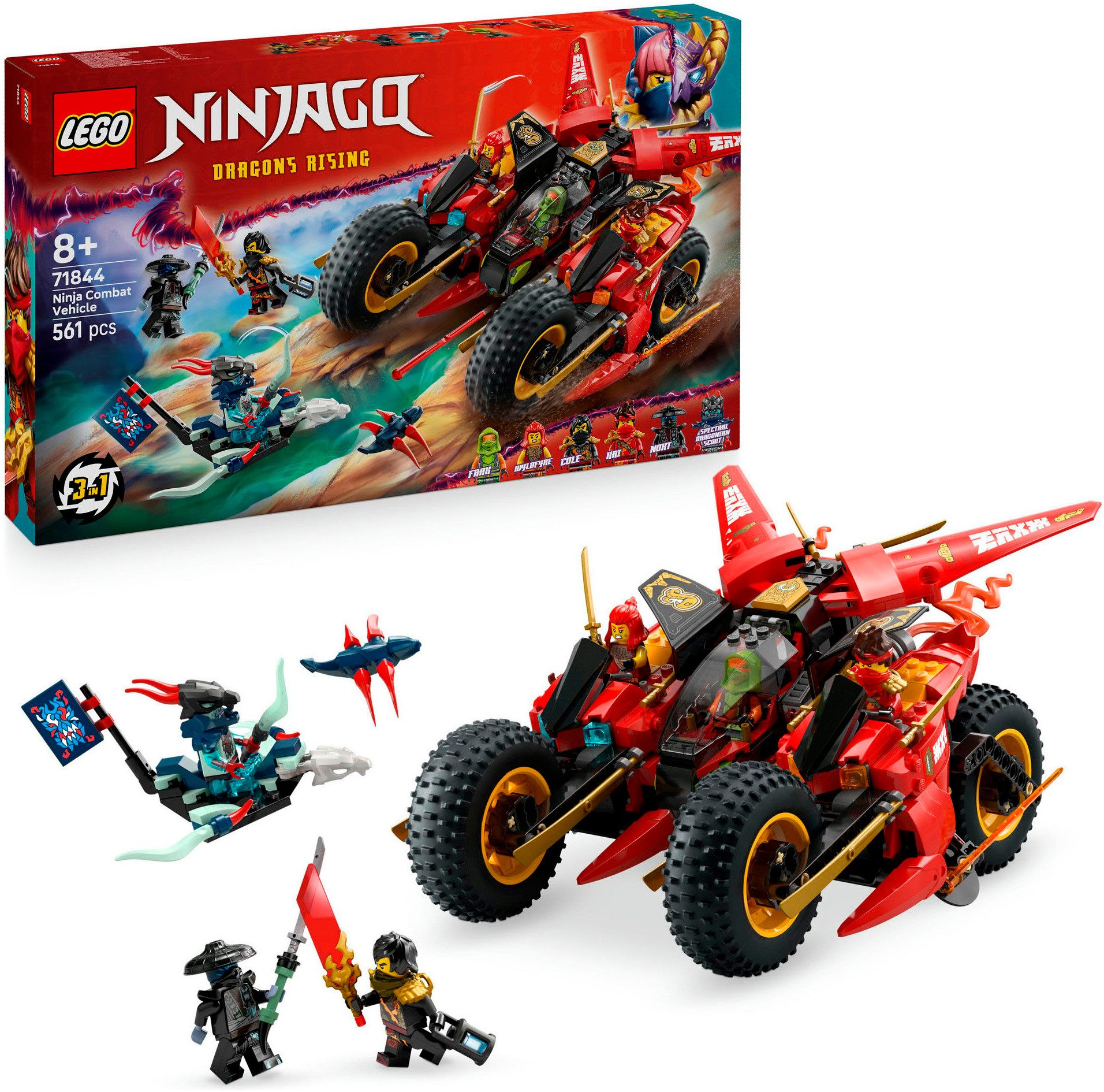 LEGO® Ninja-Actionflitzer (71844), LEGO Ninjago Konstruktionsspielsteine, günstig online kaufen