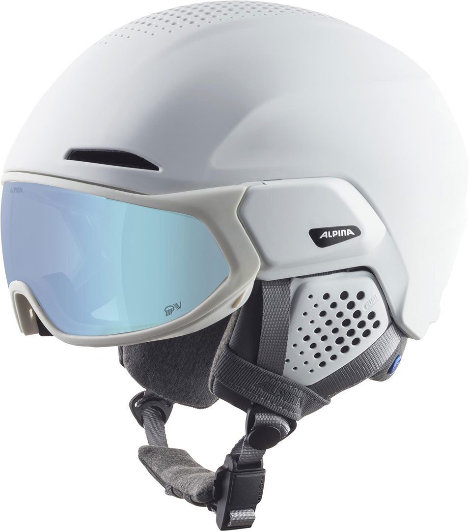 Alpina Skihelm ALPINA ALTO QV Helm 2026 white matt ice blue