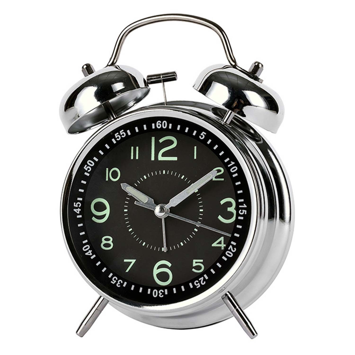 Refttenw Wecker Quarzwecker Retro doppelglockenwecker mit Nachtlicht großes günstig online kaufen