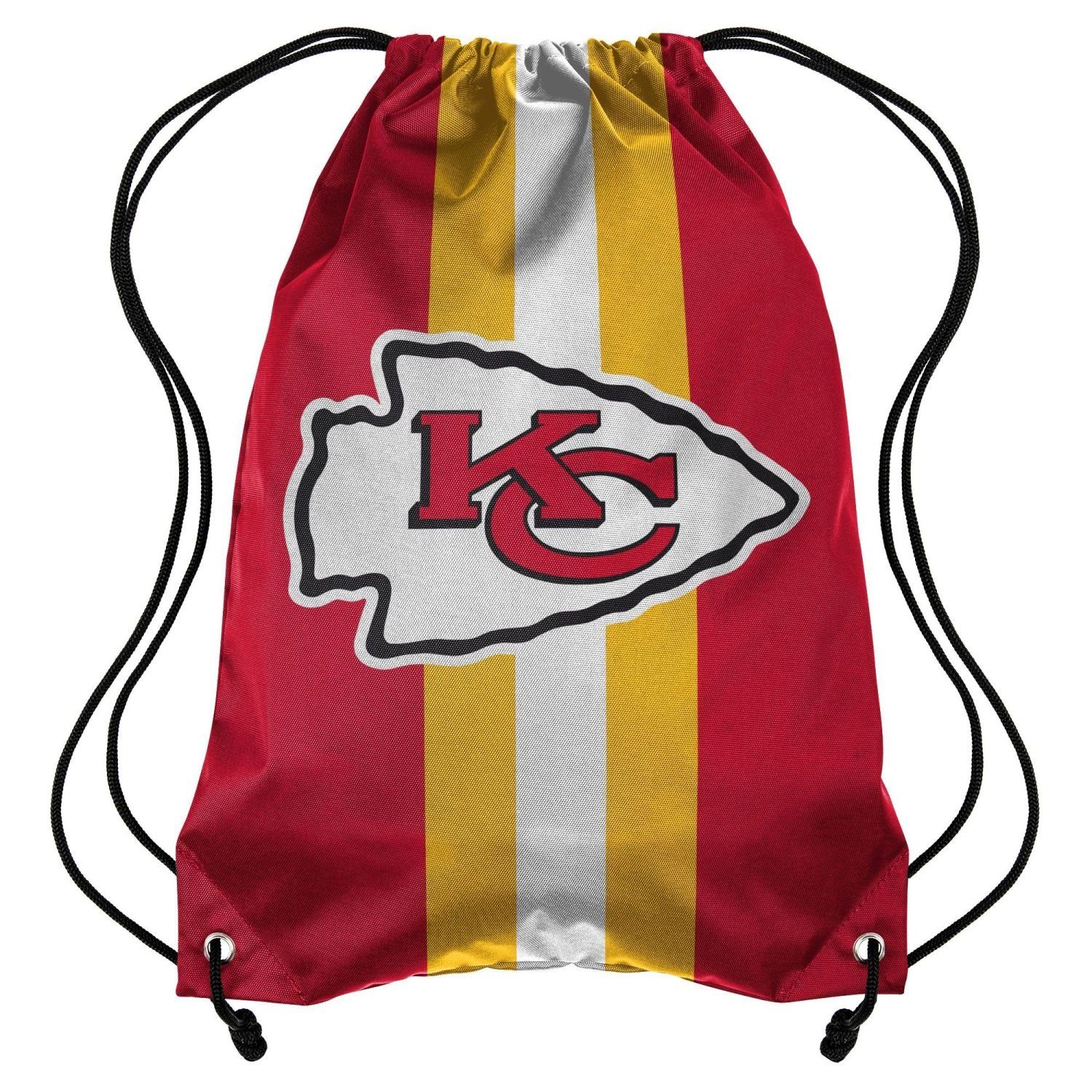 Forever Collectibles Rucksack Drawstring Gym Bag NFL Turnbeutel Team Stripe