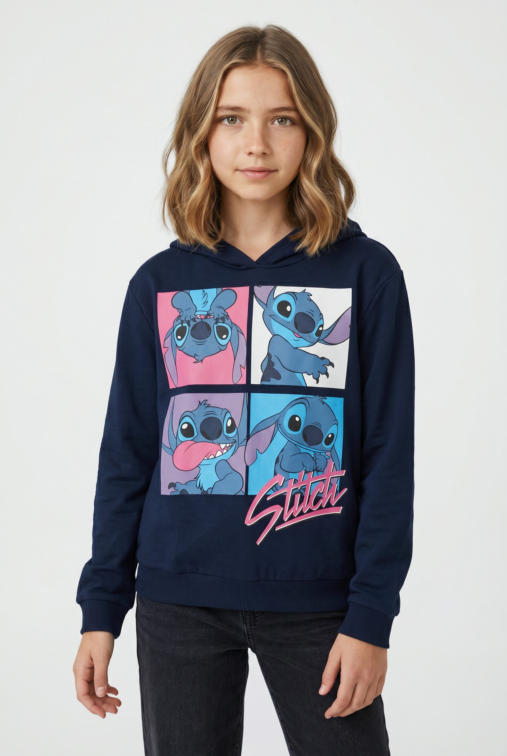 Sweatshirt NKFINGA STITCH NREG SWEA WH BRU NOOS WDI