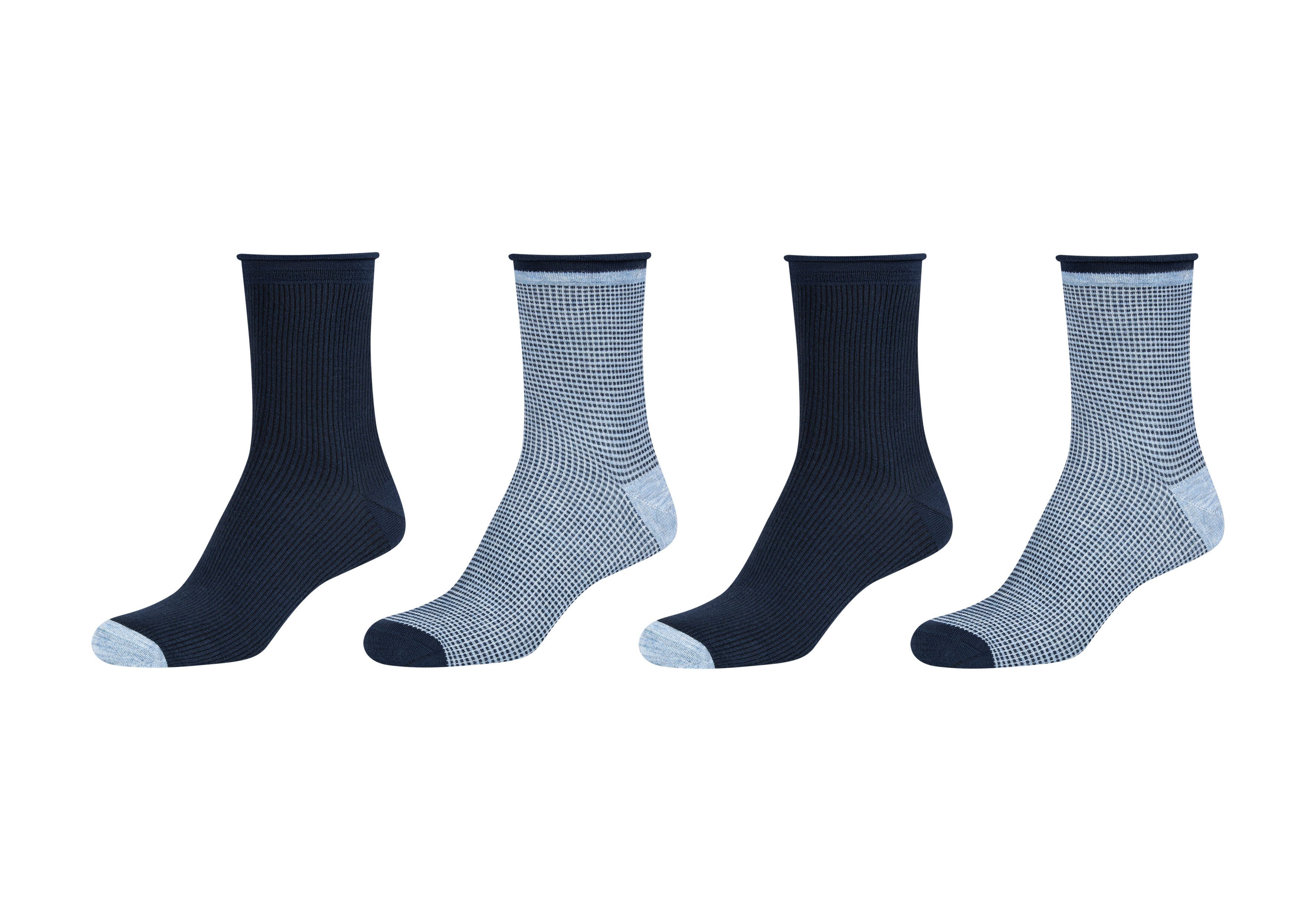 Camano Langsocken silky touch (4-Paar) mit verstärkter Ferse günstig online kaufen