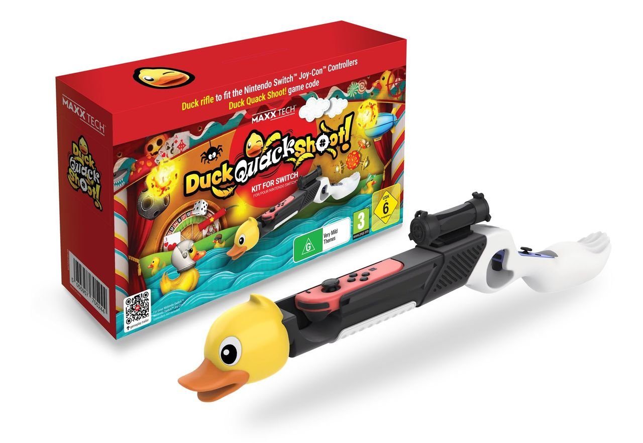 Duck, Quack, Shoot! (Code in a Box inkl. Entengewehr) Nintendo Switch