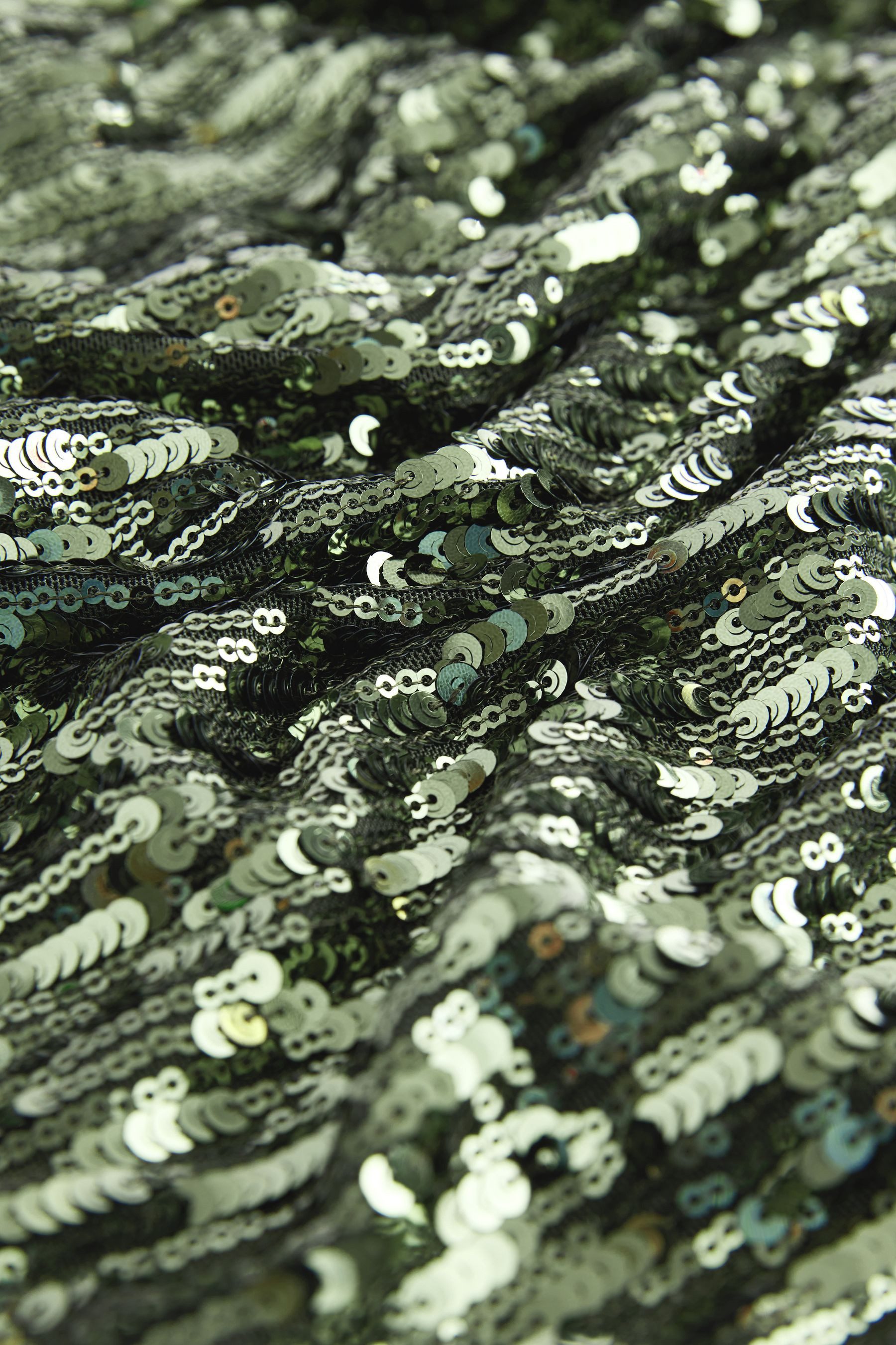 Next Blusentop Ärmelloses Pailletten-Trägertop mit V-Ausschnitt (1-tlg)