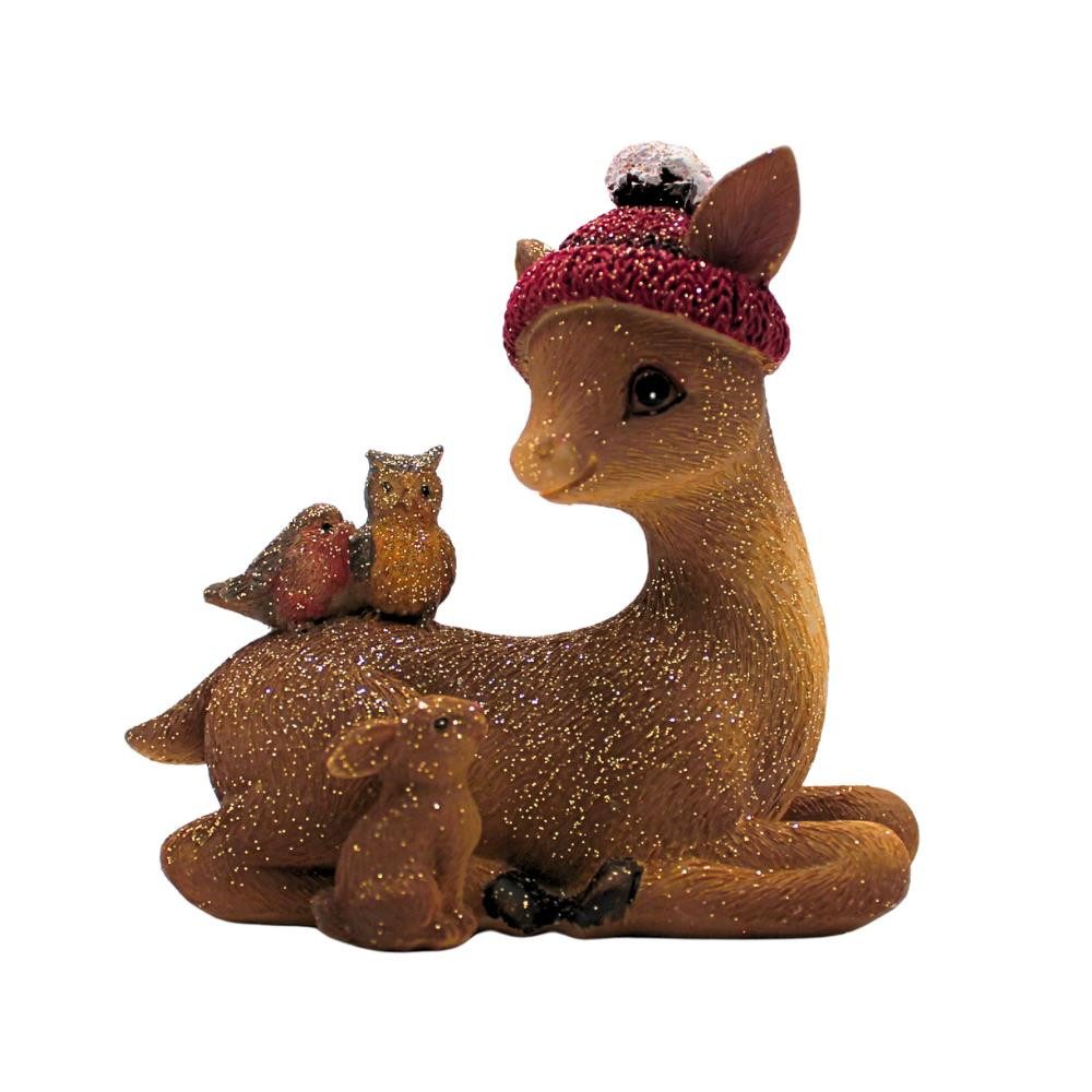 Dekohelden24 Dekofigur Rehe und Hirsche in verschiedenen Formen günstig online kaufen