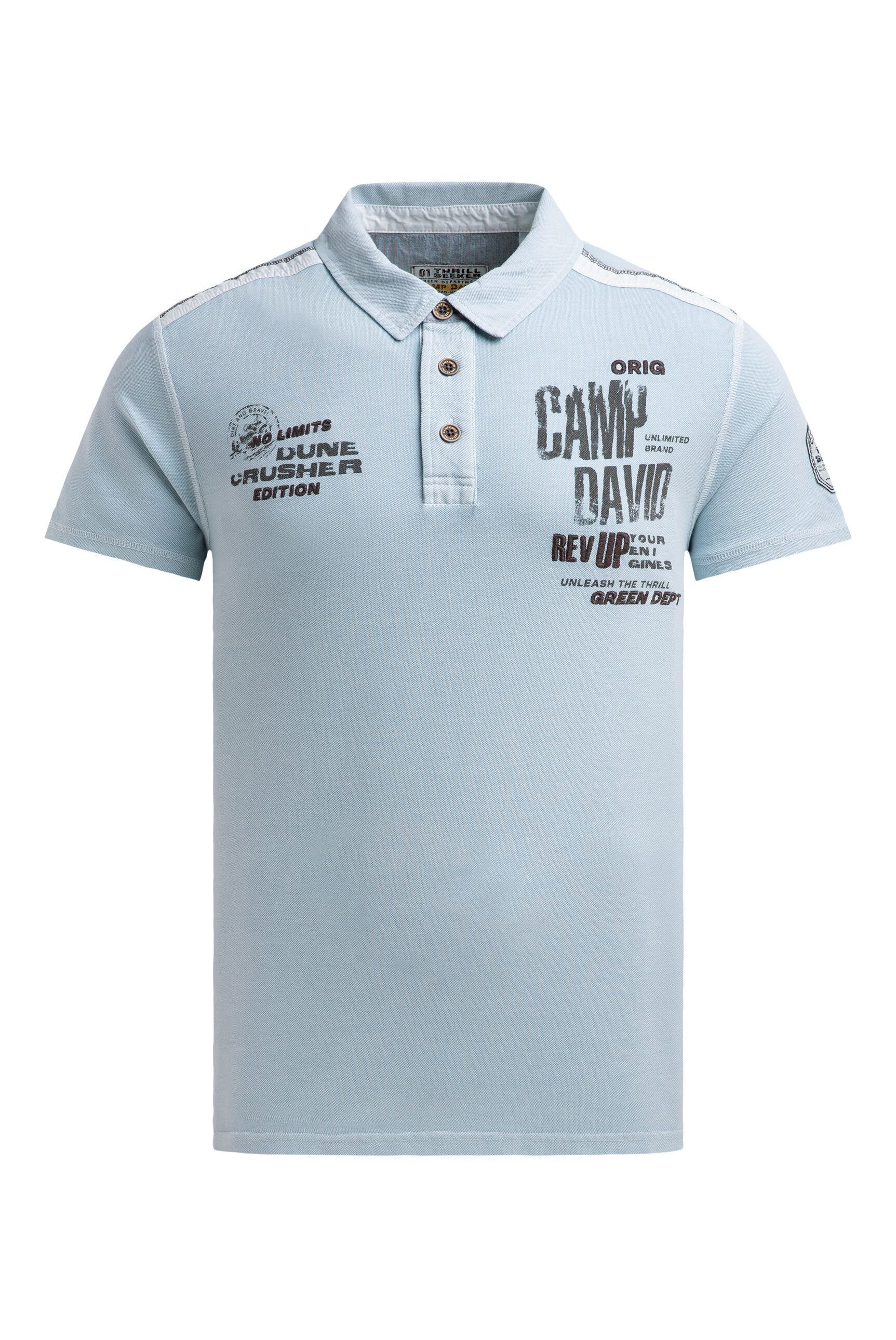 CAMP DAVID Poloshirt aus Baumwolle