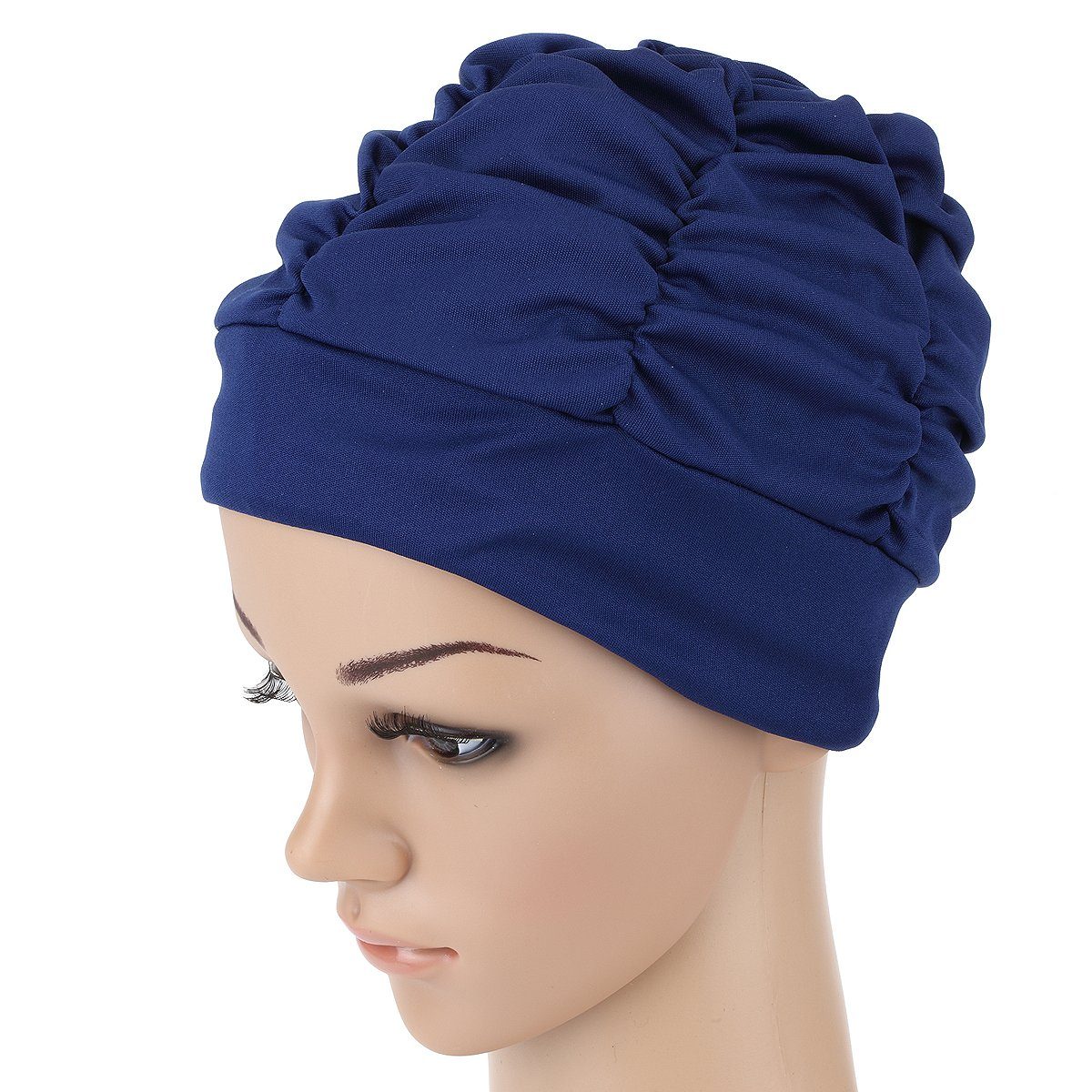 Fashy Badekappe Fashy - Badehaube Marine Blau (3403-54) Damen Badekappe Bademütze