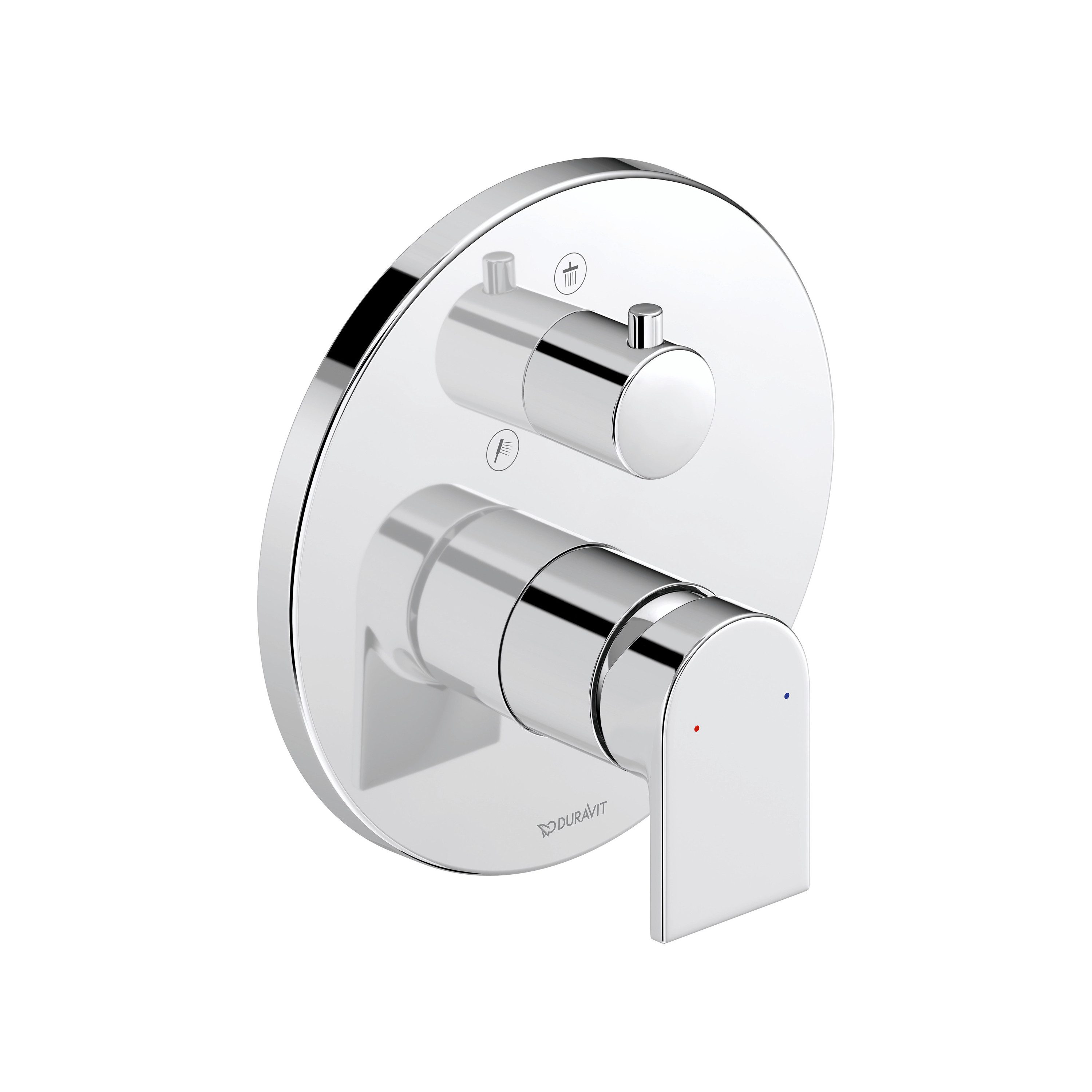 Duravit Duscharmatur Tulum Chrom Brause UP 2-Verbr. Brausearmatur Unterputz 2 Verbraucher Chrom