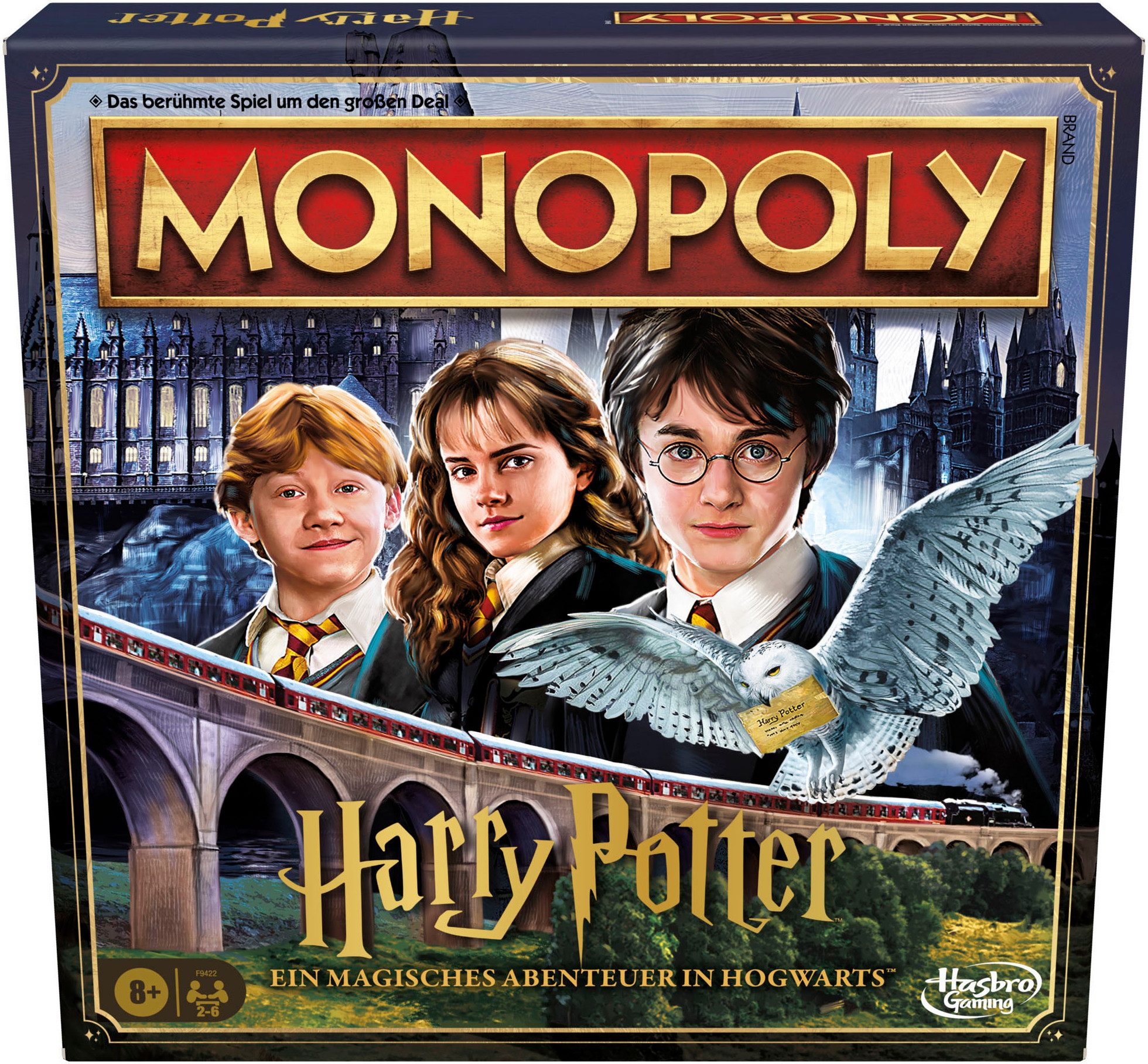 Hasbro Spiel Monopoly Harry Potter, Gesellschaftsspiel