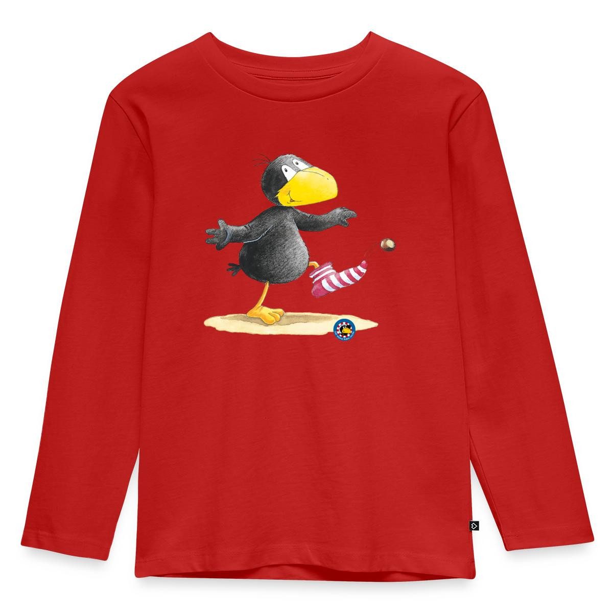 T-Shirt Der kleine Rabe Socke Kastanie Kinder Premium Langarmshirt