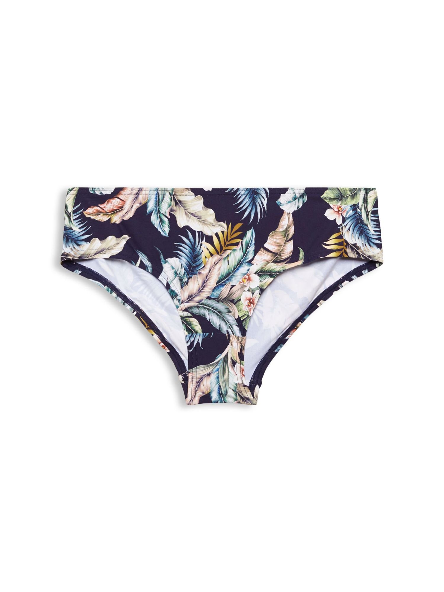 Esprit Bikini-Hose »Recycelt: Shorts mit Tropical-Print«