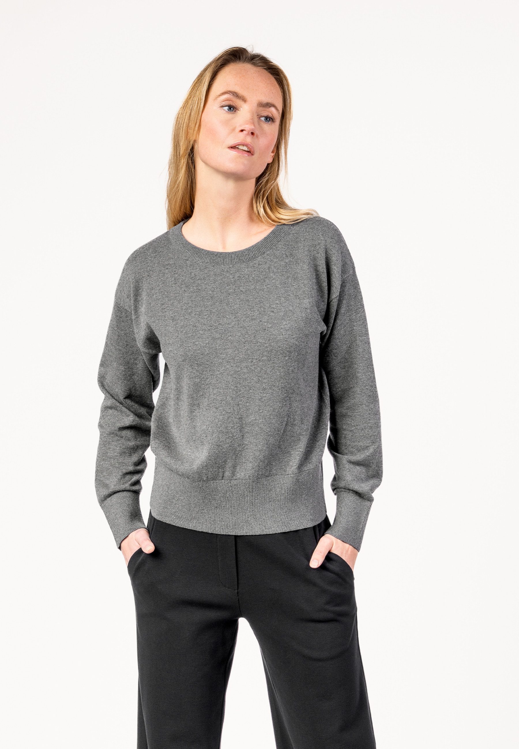 LIVING CRAFTS Strickpullover UNDINE GOTS zertifiziert