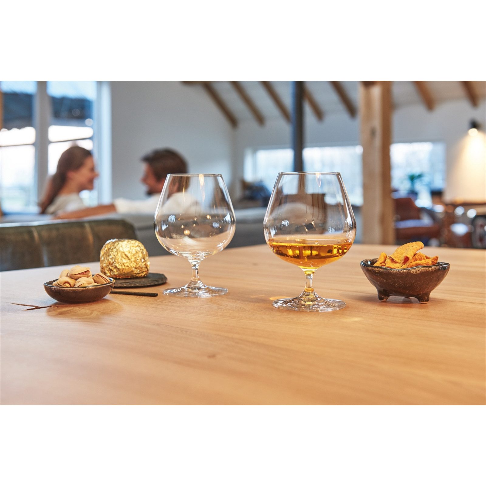 LEONARDO Schnapsglas Cognac Glas 6er-Set Ciao+, 6-tlg., Glas, stoßfest, klangvoll, gastronomiegeeignet