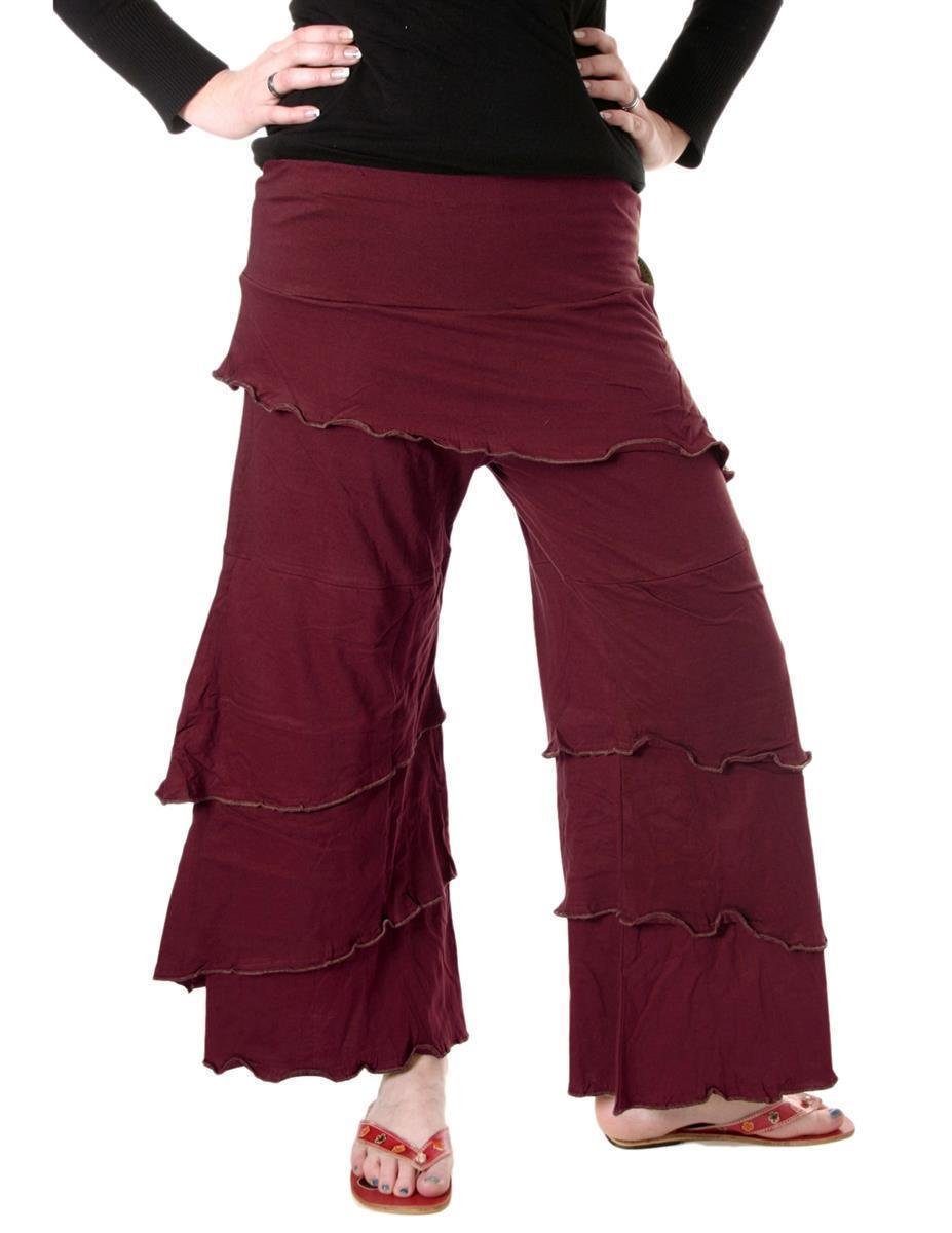 Vishes Haremshose Lagenlook Schlaghose aus Baumwolle günstig online kaufen