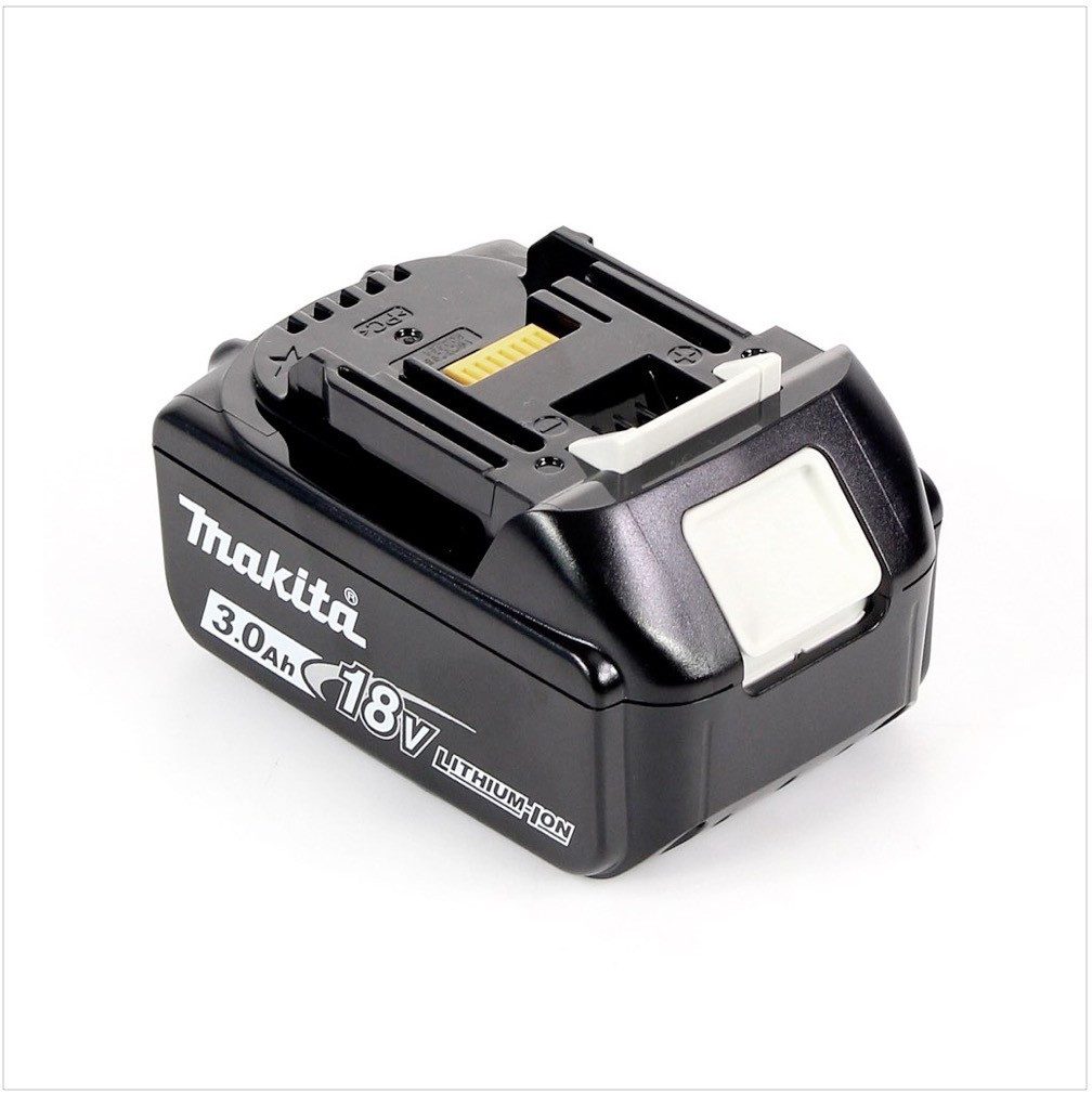 Makita BL 1830 B Li-Ion Akku 18 V 3,0 Ah / 3000 mAh (197599-5) mit LED Akkupacks – Bild 4 von 5