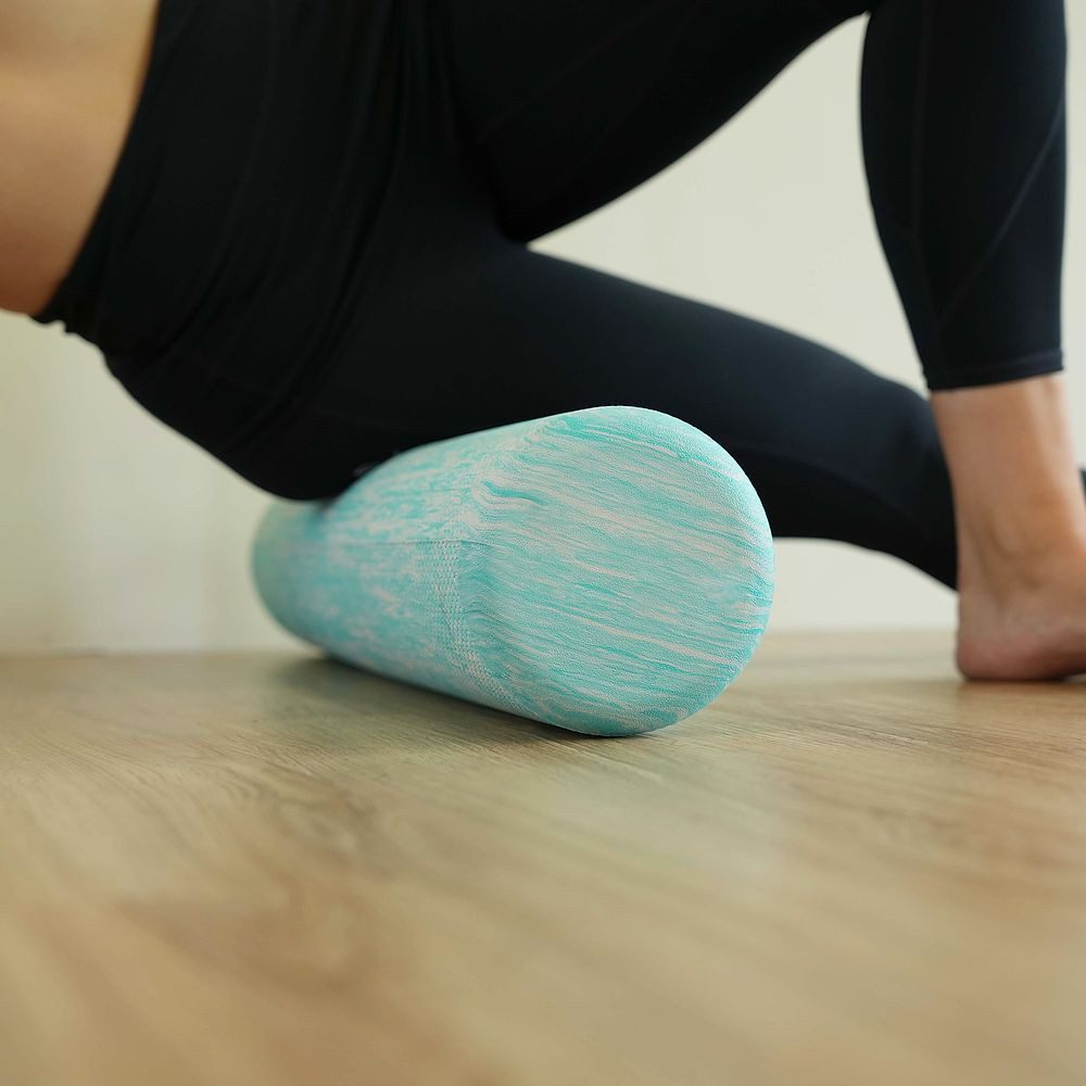 Sport-Thieme Pilatesrolle Pilates Roller Recycle, Zur Faszienlockerung, Selbstmassage, aufwärmen und dehnen