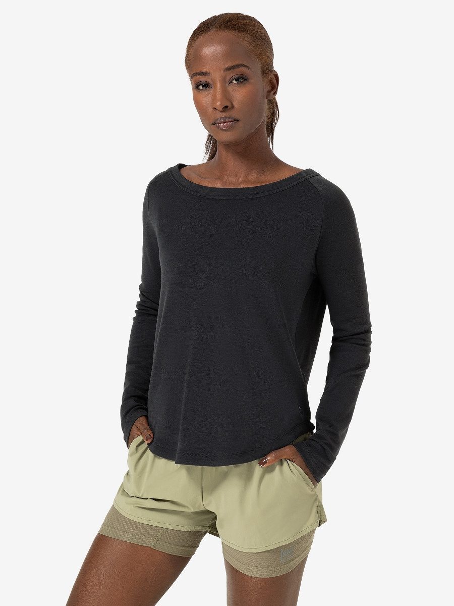 Sweatshirt für Damen, Merino EVERYDAY CREW