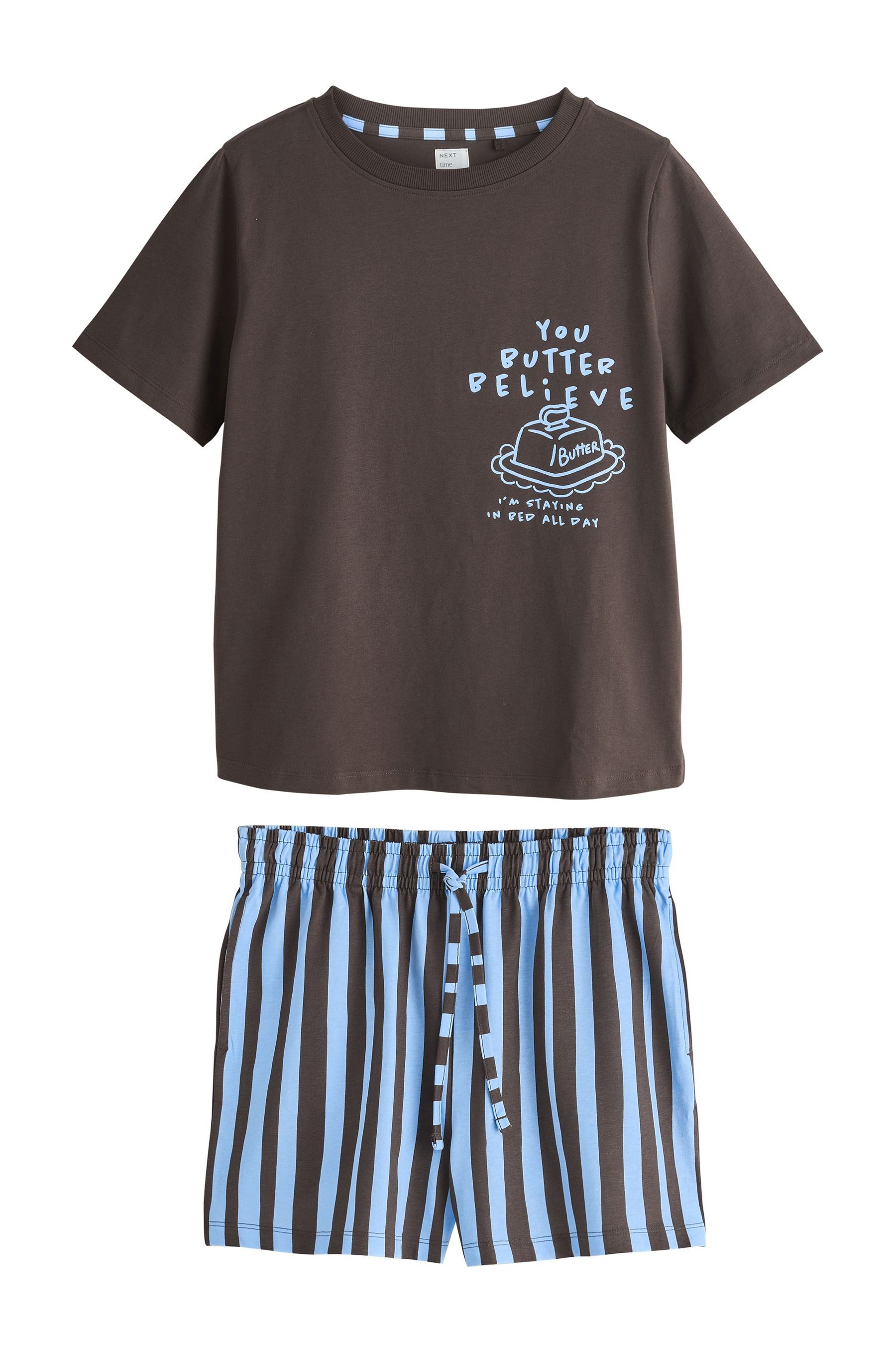 Next Pyjama Kurzer Pyjama, Set (2 tlg)