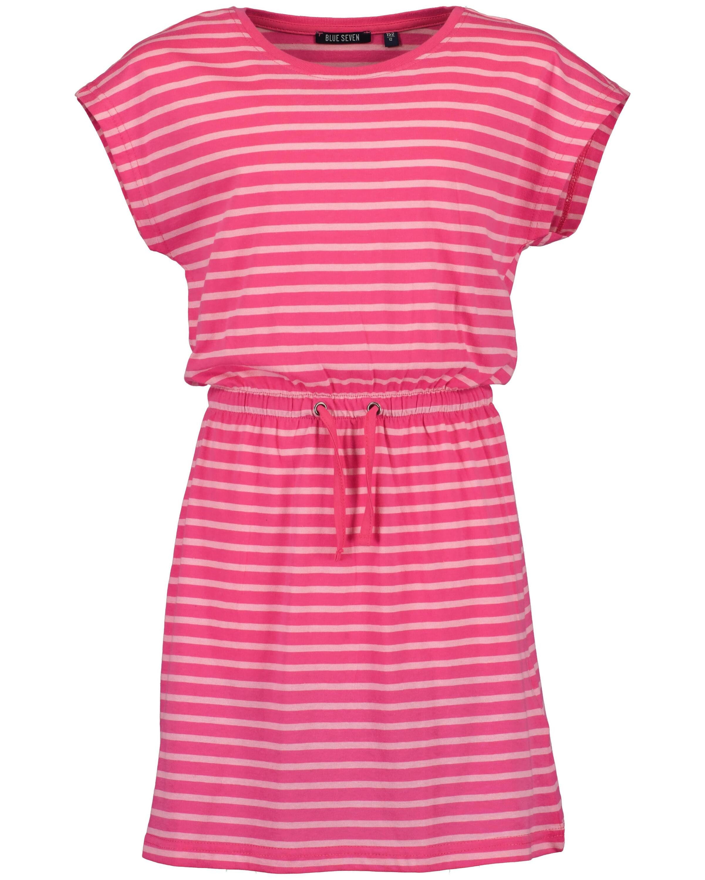 Blue Seven Jerseykleid Blue Seven Mädchen Sommerkleid kurzarm mit Bindeband