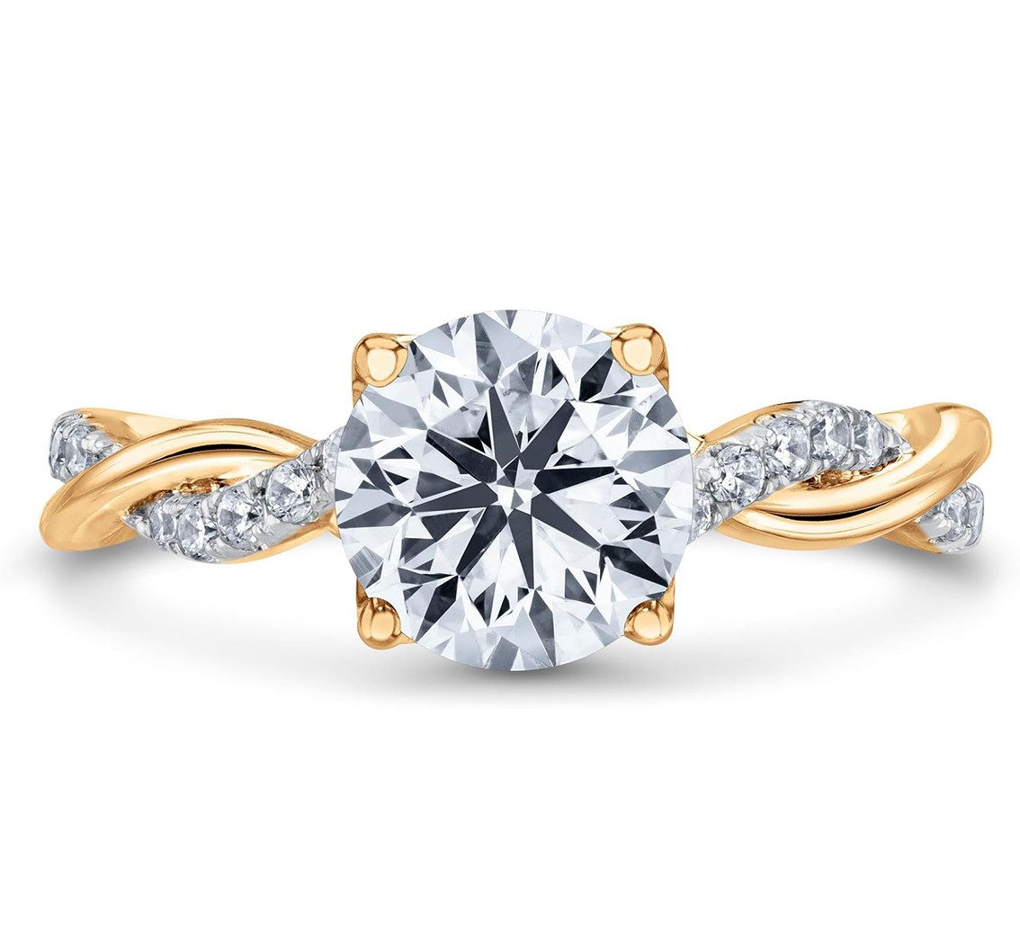 Jumpeak Trauring Wedding ring, 2ct,D,VS1,3EX, Diamantring für Damen,585 gold, Liebes geschenk für sie,Ein Hochzeitsgeschenk,Geschenk ideen für frau