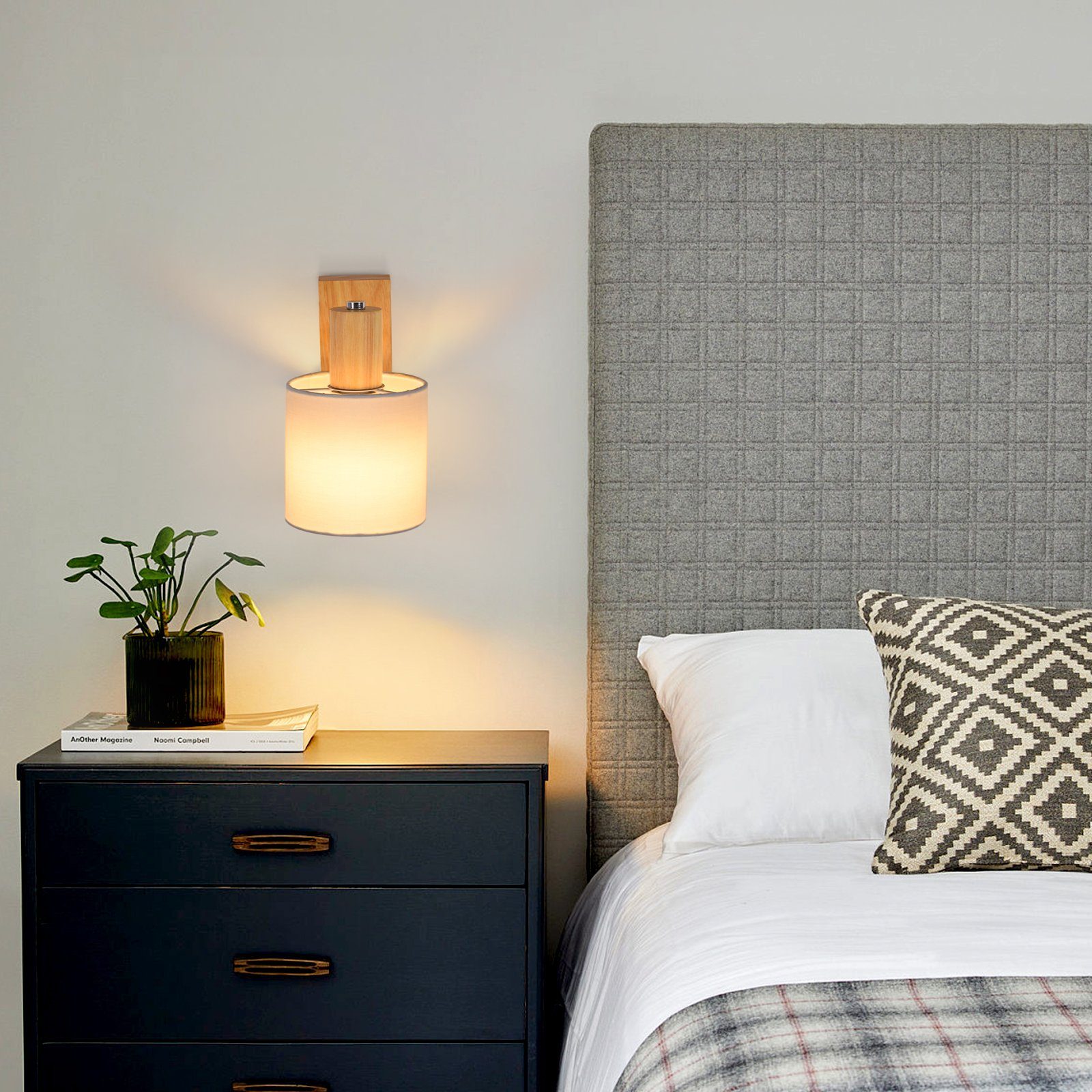 Nettlife Deckenstrahler 1/2/3/4 Flammig Vintage Holz Schwarz E14 Schwenkbar günstig online kaufen