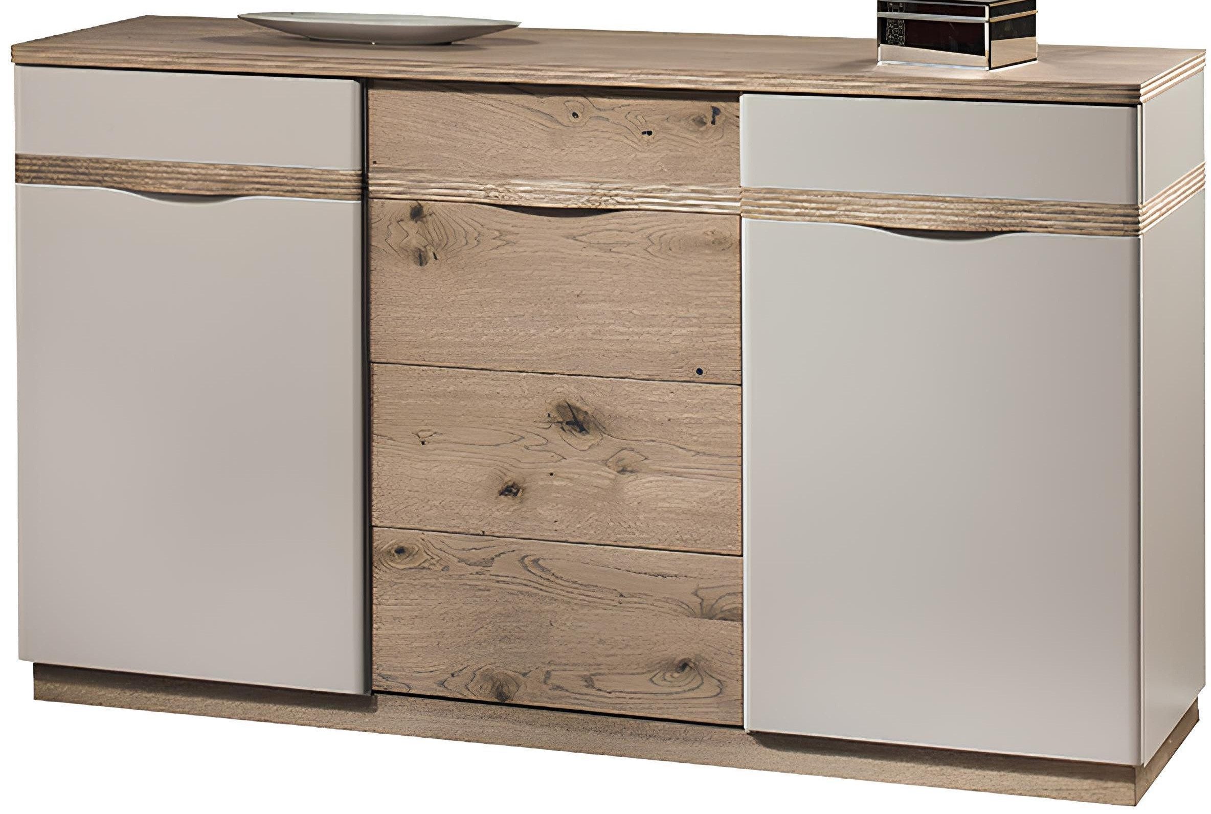 Xlmoebel Kombikommode Traditionelle Kommode Vitrine Kommoden Vitrinen Schrank Schrank Como (Model Como CM-K3), Hergestellt in Europa